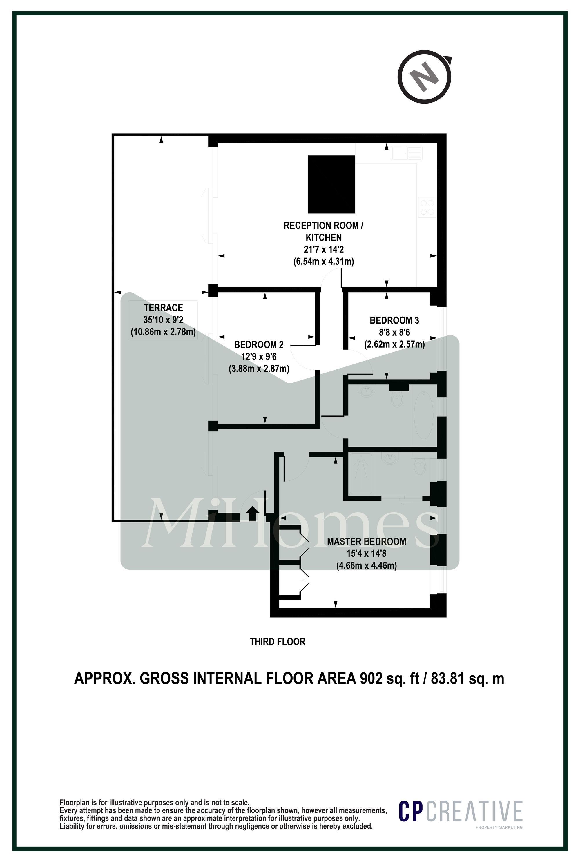 Flat 17, Dudley House The Grove, Isleworth floorplan
