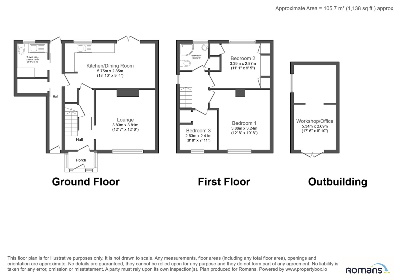 29, Park Road, Camberley floorplan