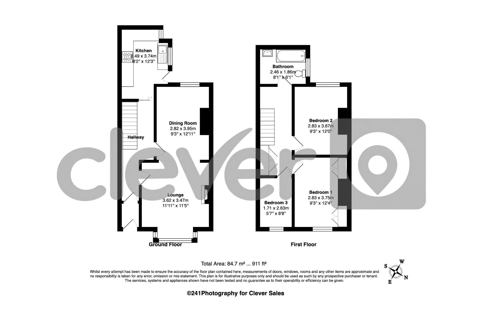 23, Fisher Road, Plymouth floorplan