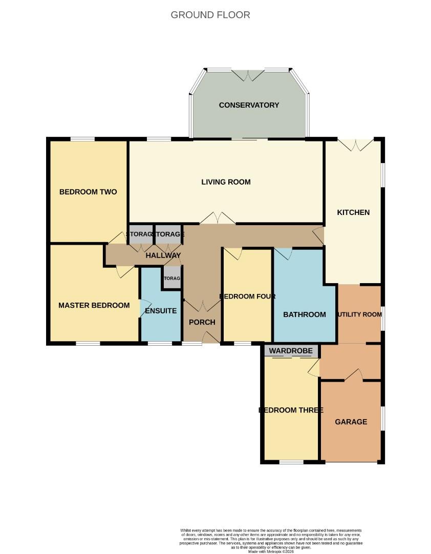 4, Garthlands, Newton Aycliffe floorplan