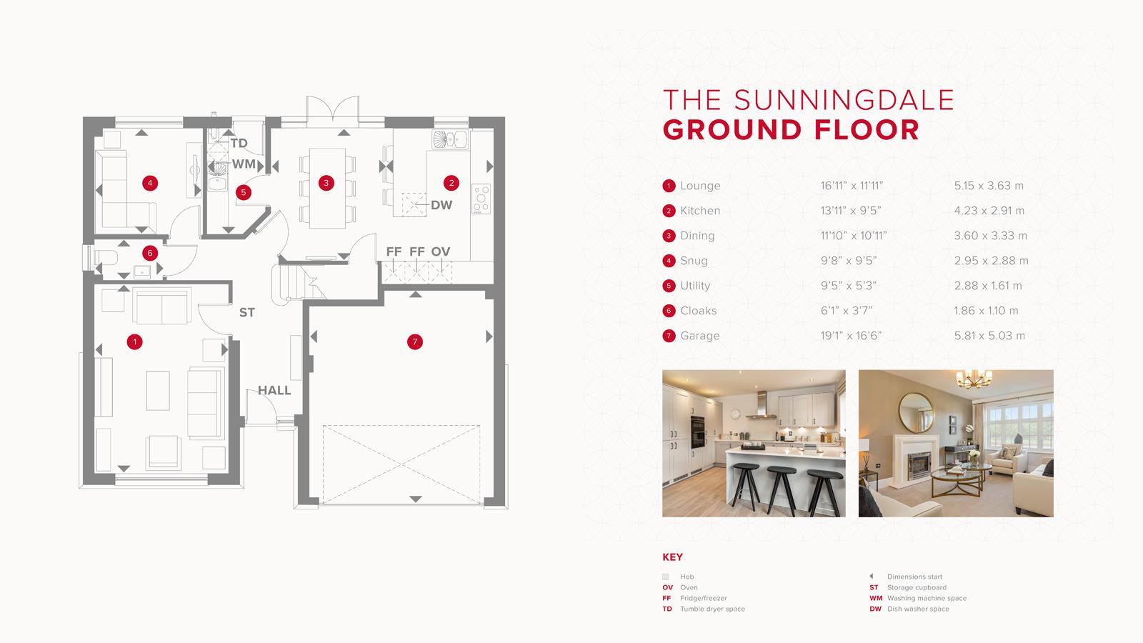 The Sunningdale, Lavant View, Graylingwell Drive, Chichester PO19, 4 bedroom detached house for