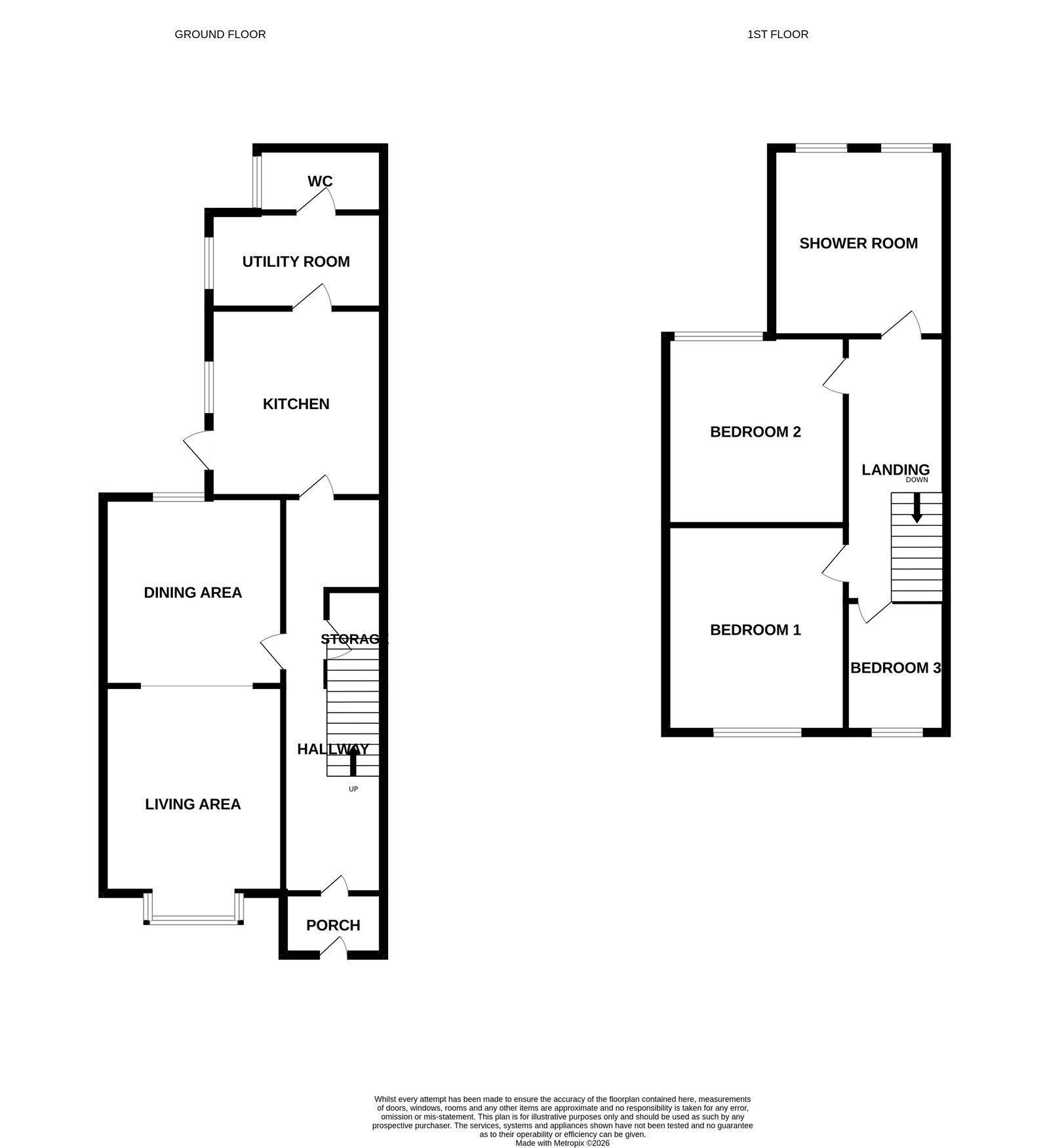 3, Owen Street, Coalville floorplan