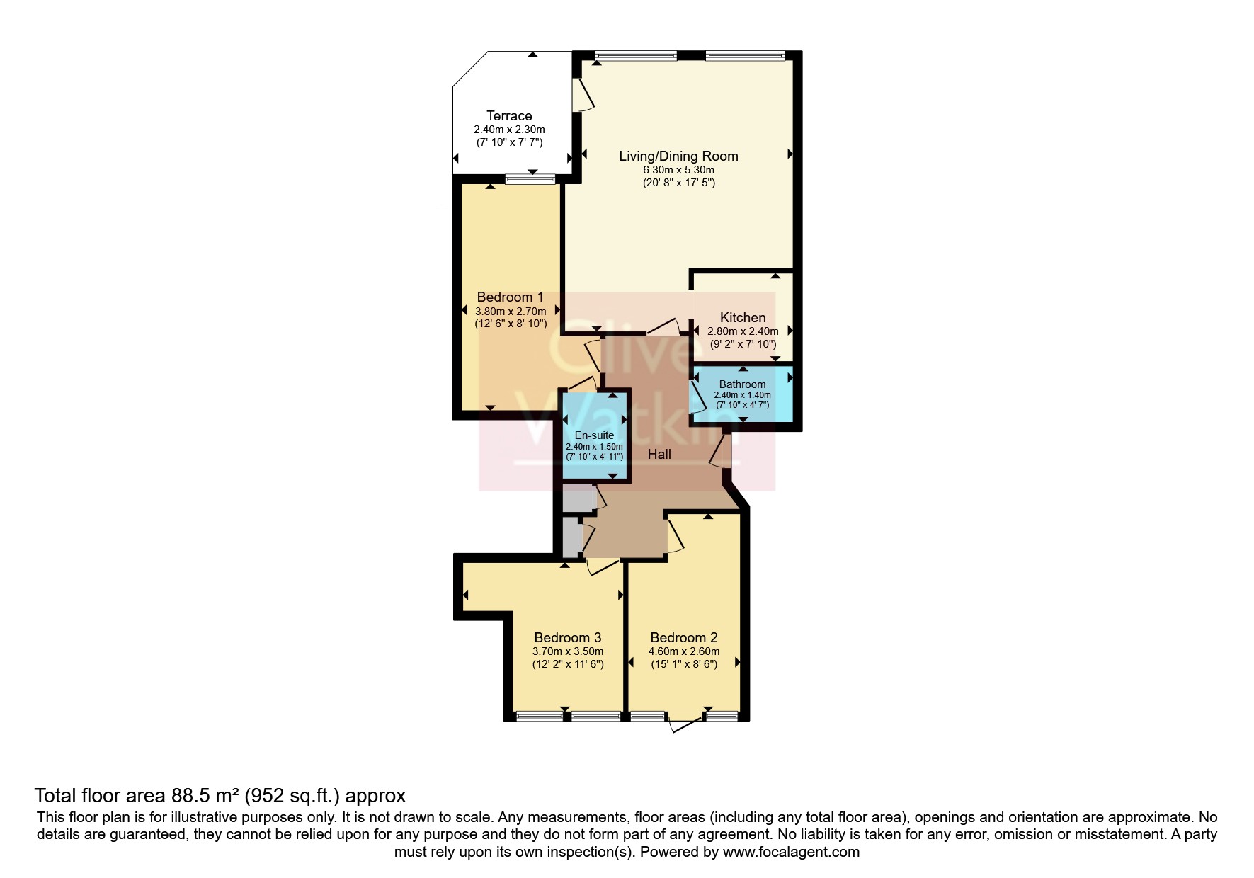 6 Mostyn House,, Grenfell Park, Neston floorplan
