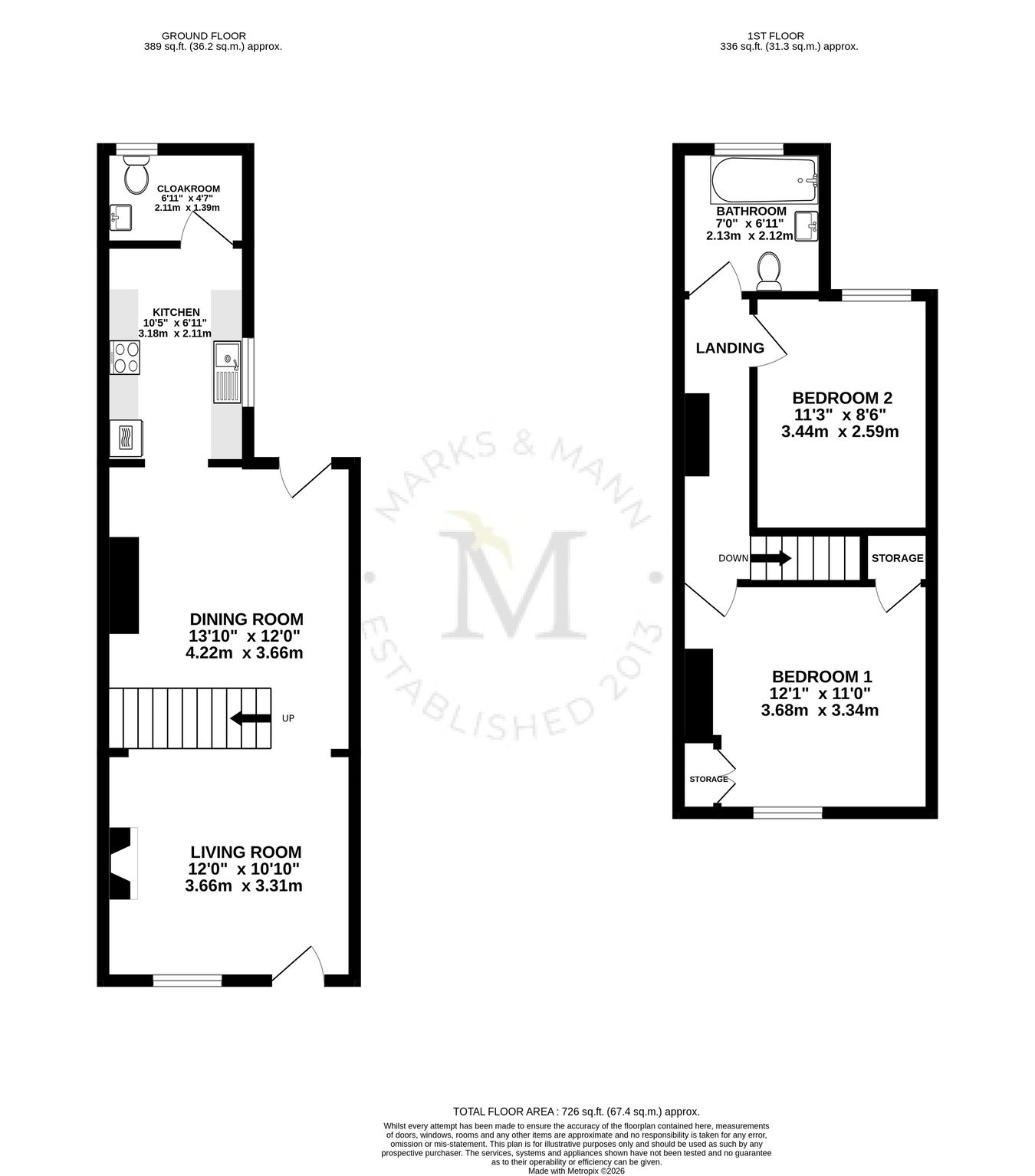 69, Lime Tree Place, Stowmarket floorplan