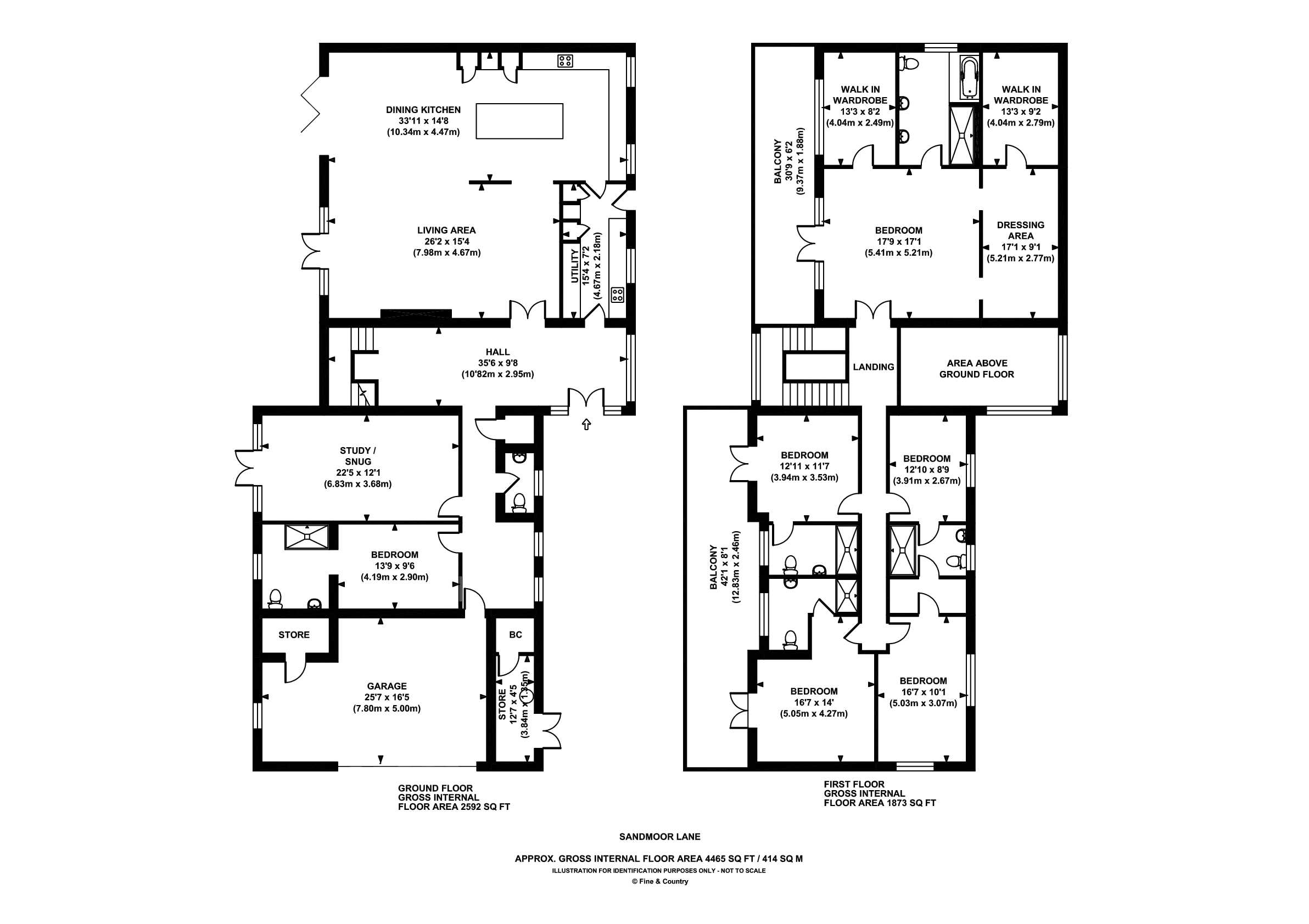 Tall Pines, 6, Sandmoor Lane, West Yorkshire floorplan