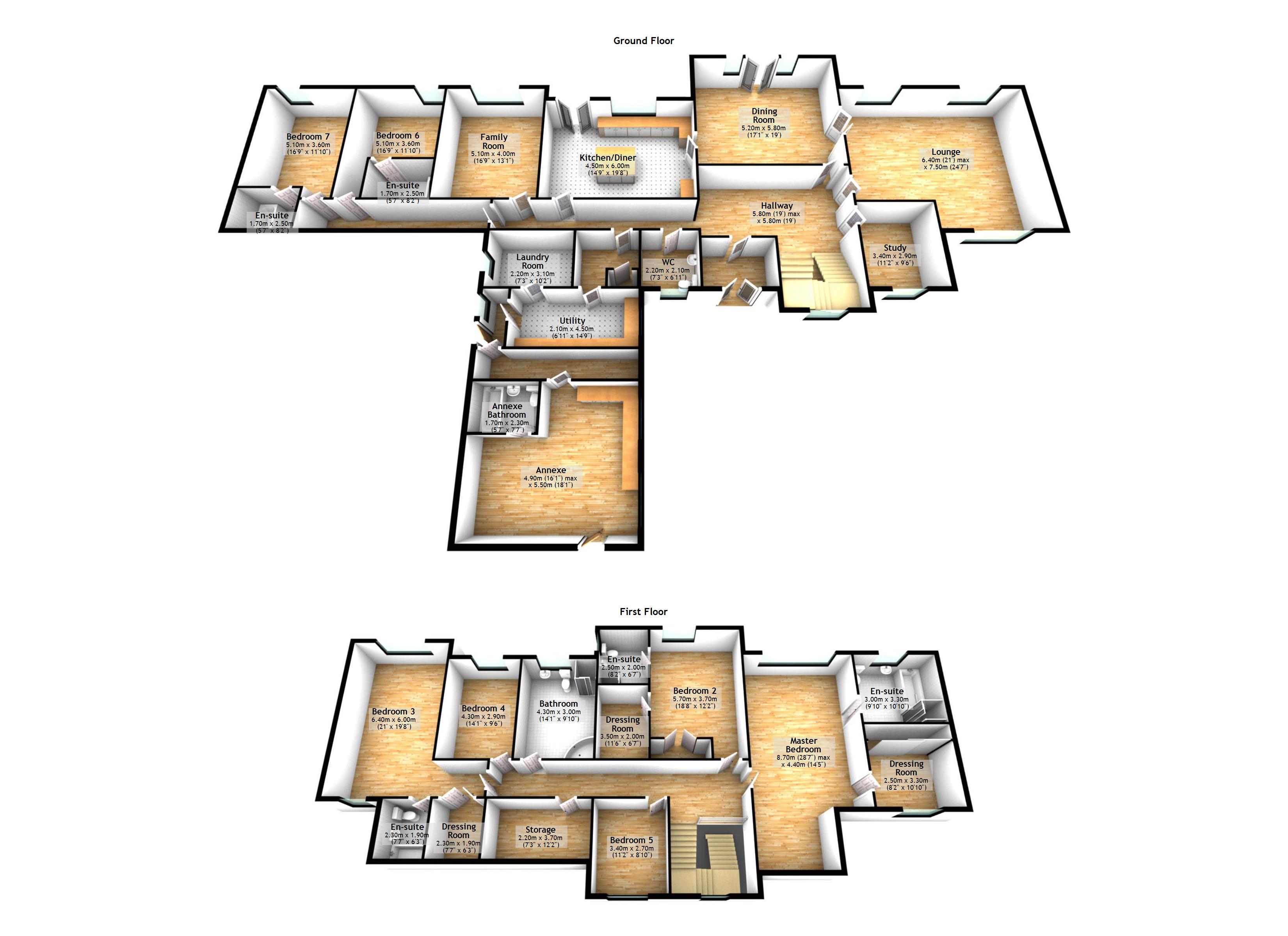 7 Bedrooms Detached house for sale in Main Road, Crookedholm, Kilmarnock KA3