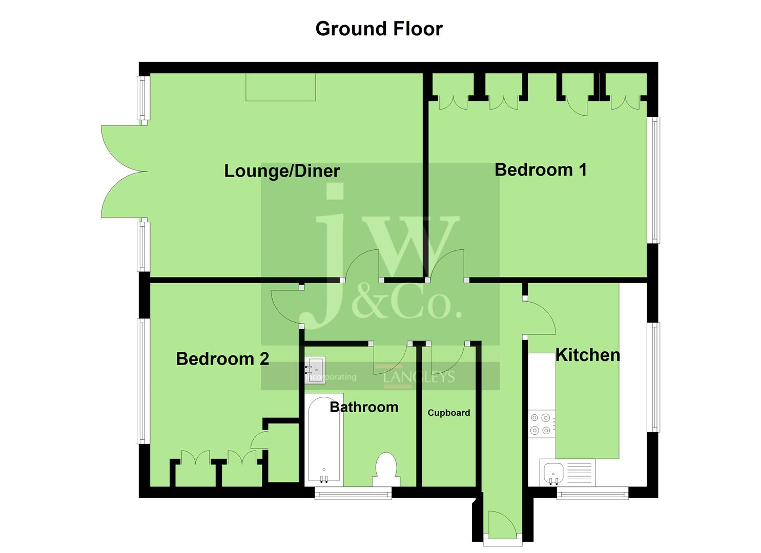 2 Bedrooms Maisonette for sale in Broadfield Court, Bushey Heath, Bushey WD23