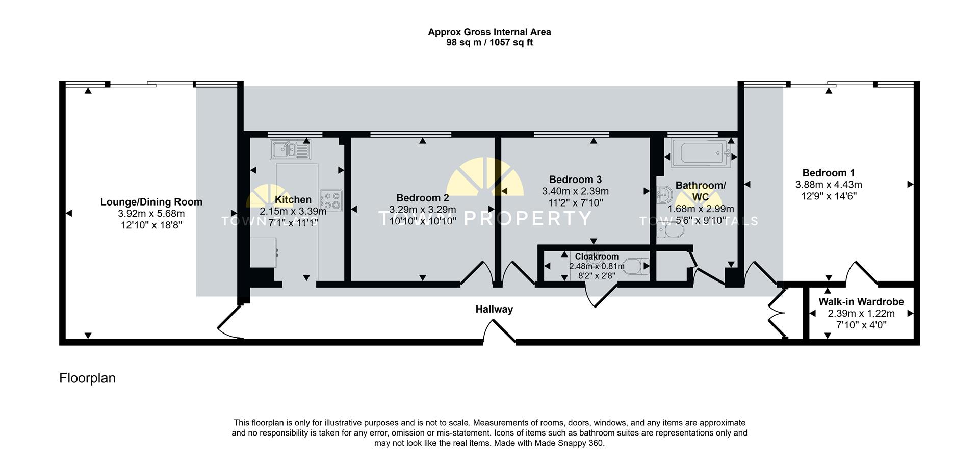 15 Meads Court, Carlisle Road, Eastbourne floorplan