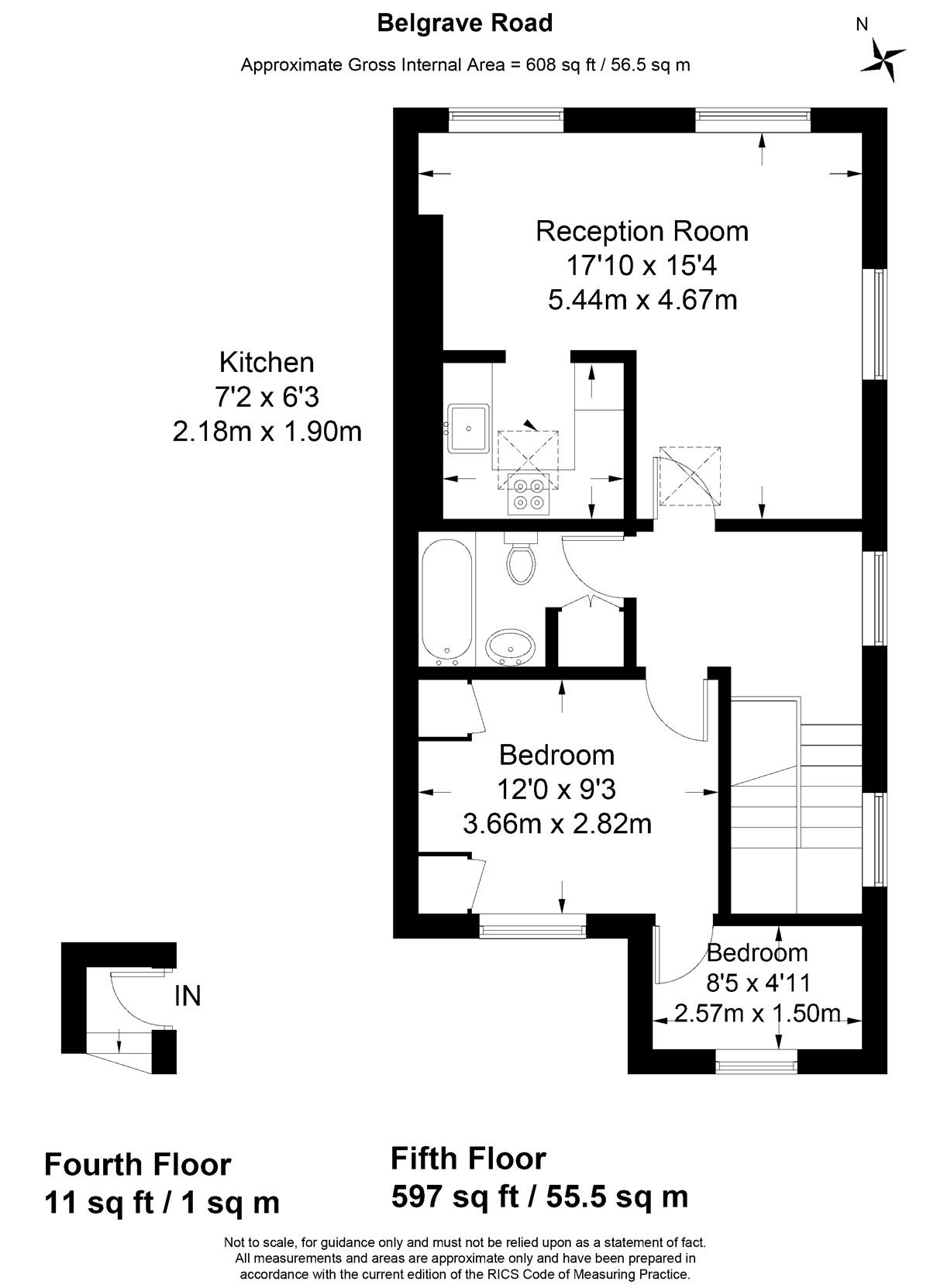 1 Bedrooms Flat to rent in Belgrave Road, London SW1V