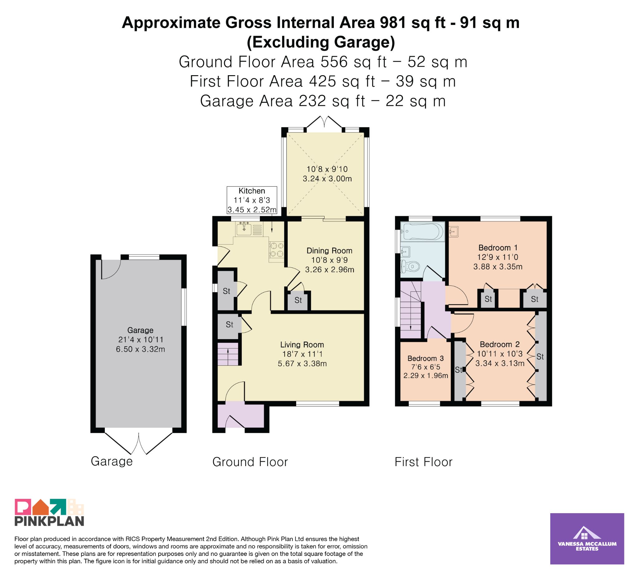 4 Frampton Road, Potters Bar floorplan