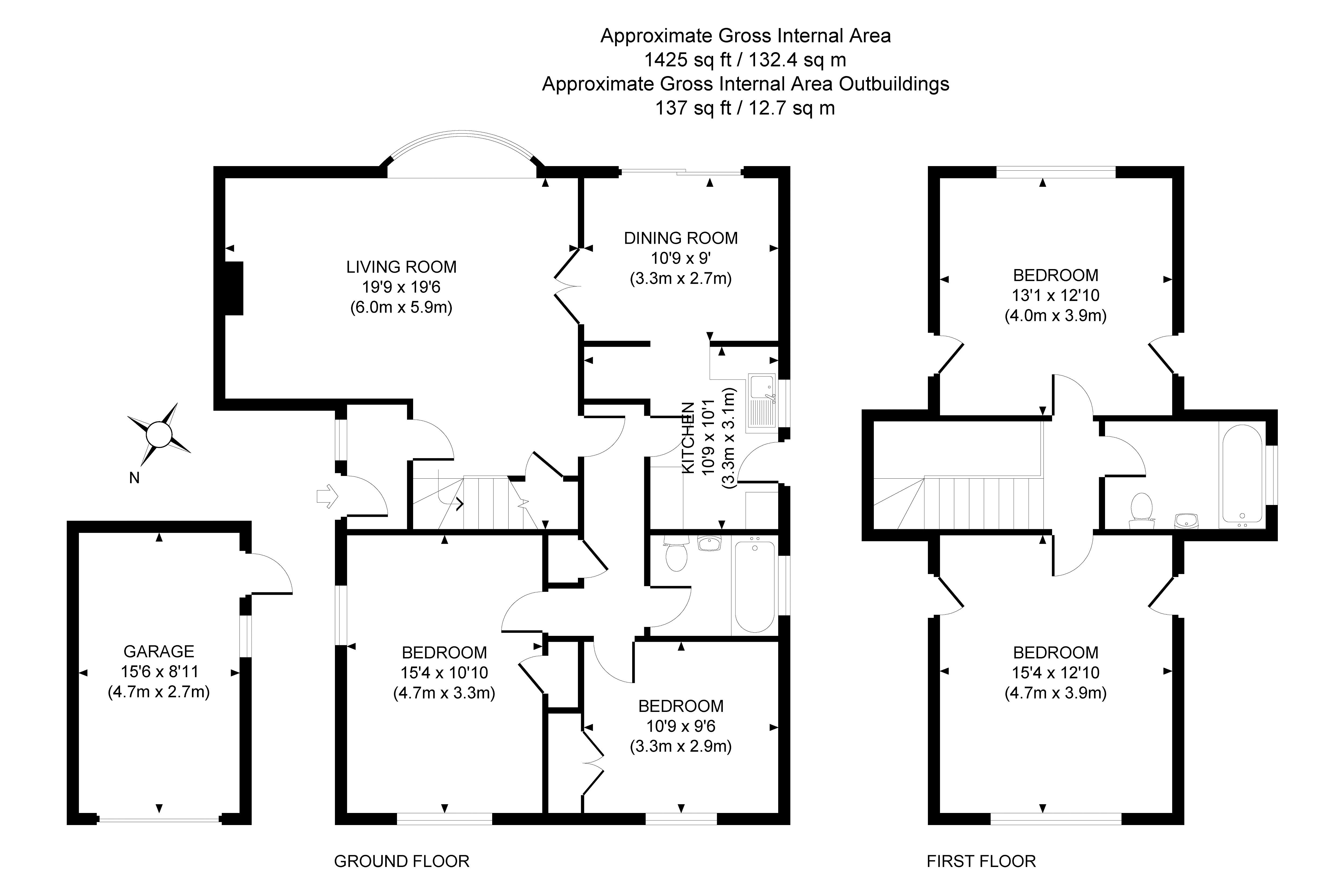 Barn Meadow Lane, Bookham, Leatherhead KT23, 4 bedroom detached
