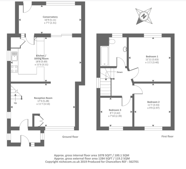 22, Hannibal Road, Staines-upon-Thames floorplan