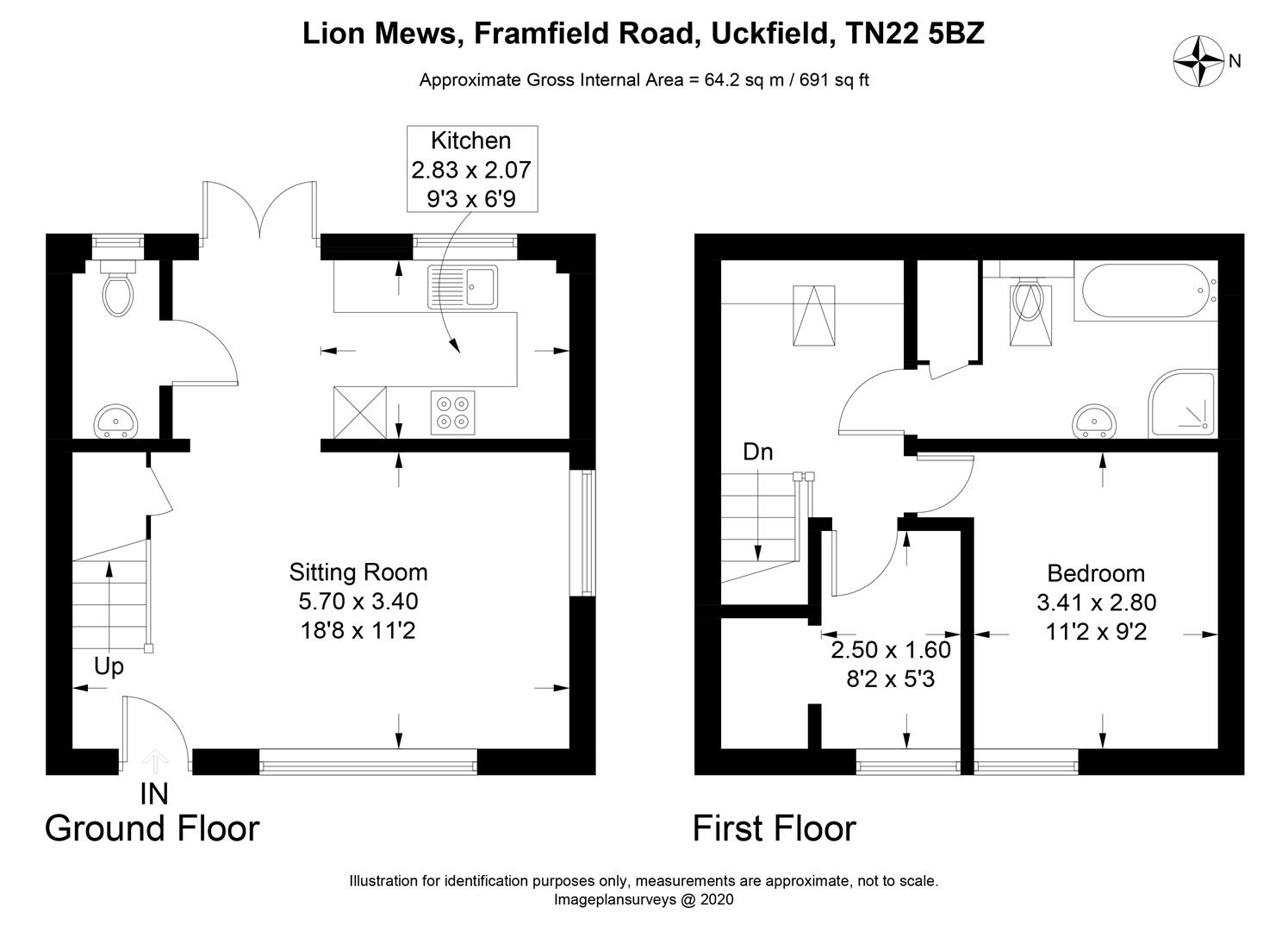 2 bed semidetached house for sale in Lion Mews, Framfield Road