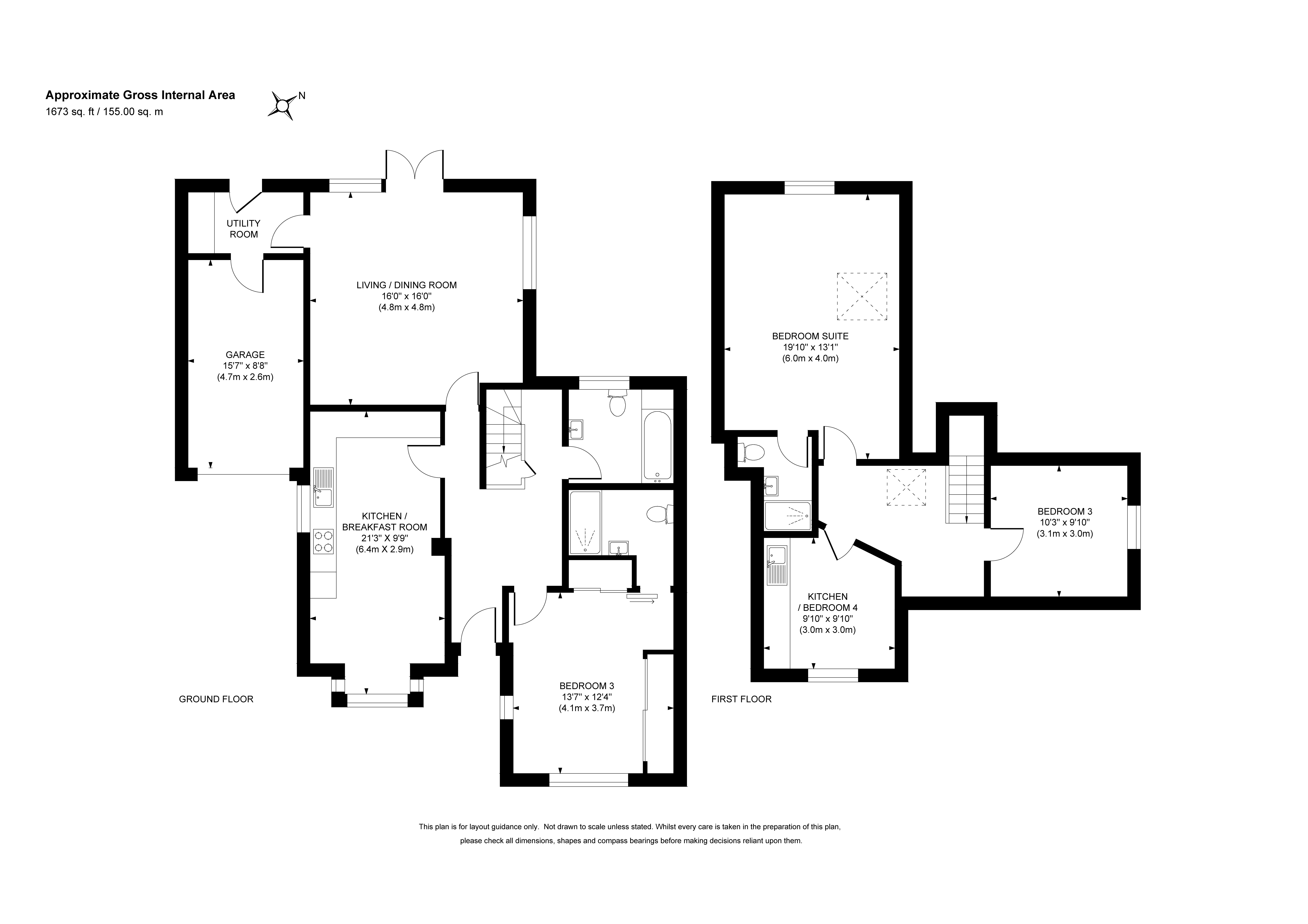 147, Molesey Road, Walton On Thames floorplan