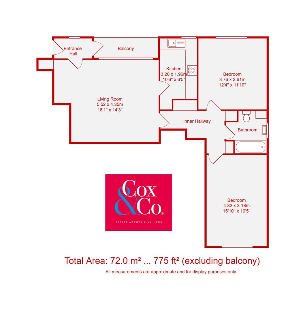 14, Palm Court, Rochester Gardens, Hove floorplan