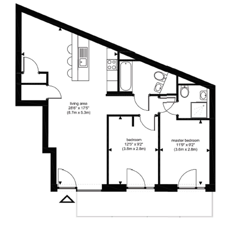 2 Bedrooms Flat to rent in Brittania Road, London SW6