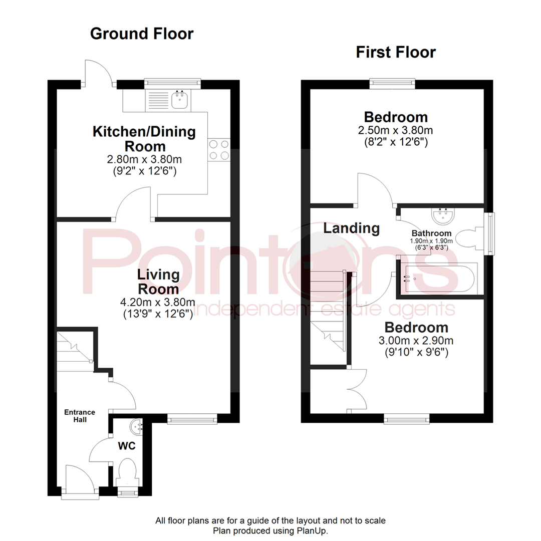 13, Upton Drive, Nuneaton floorplan