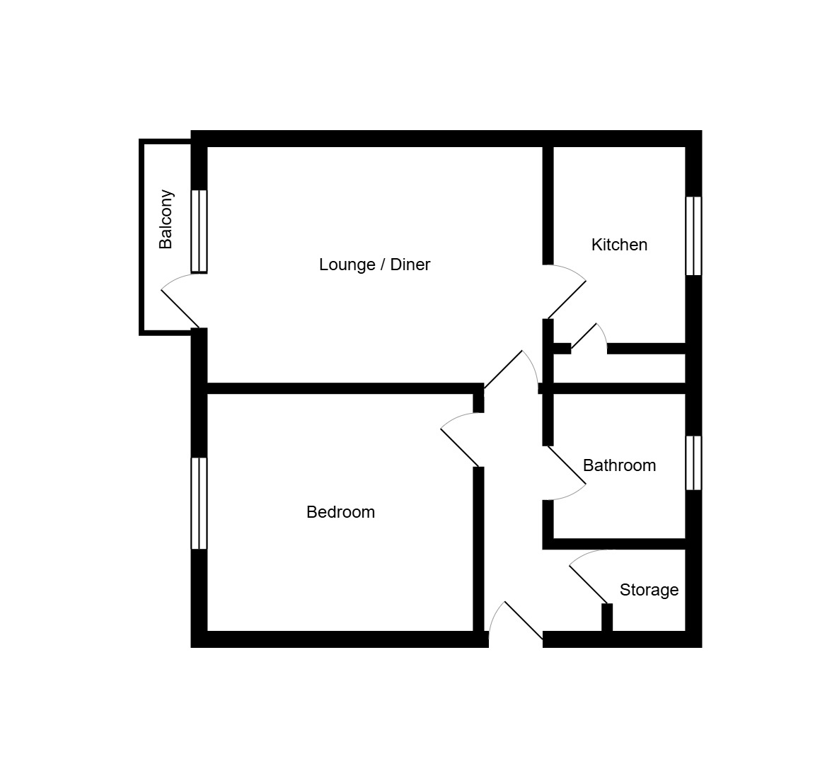 164, Wycliffe Gardens, Bradford floorplan