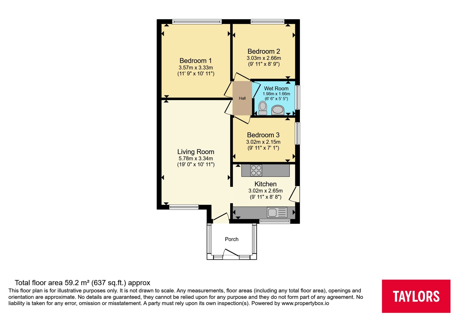 28, Orchard Way, Northamptonshire floorplan