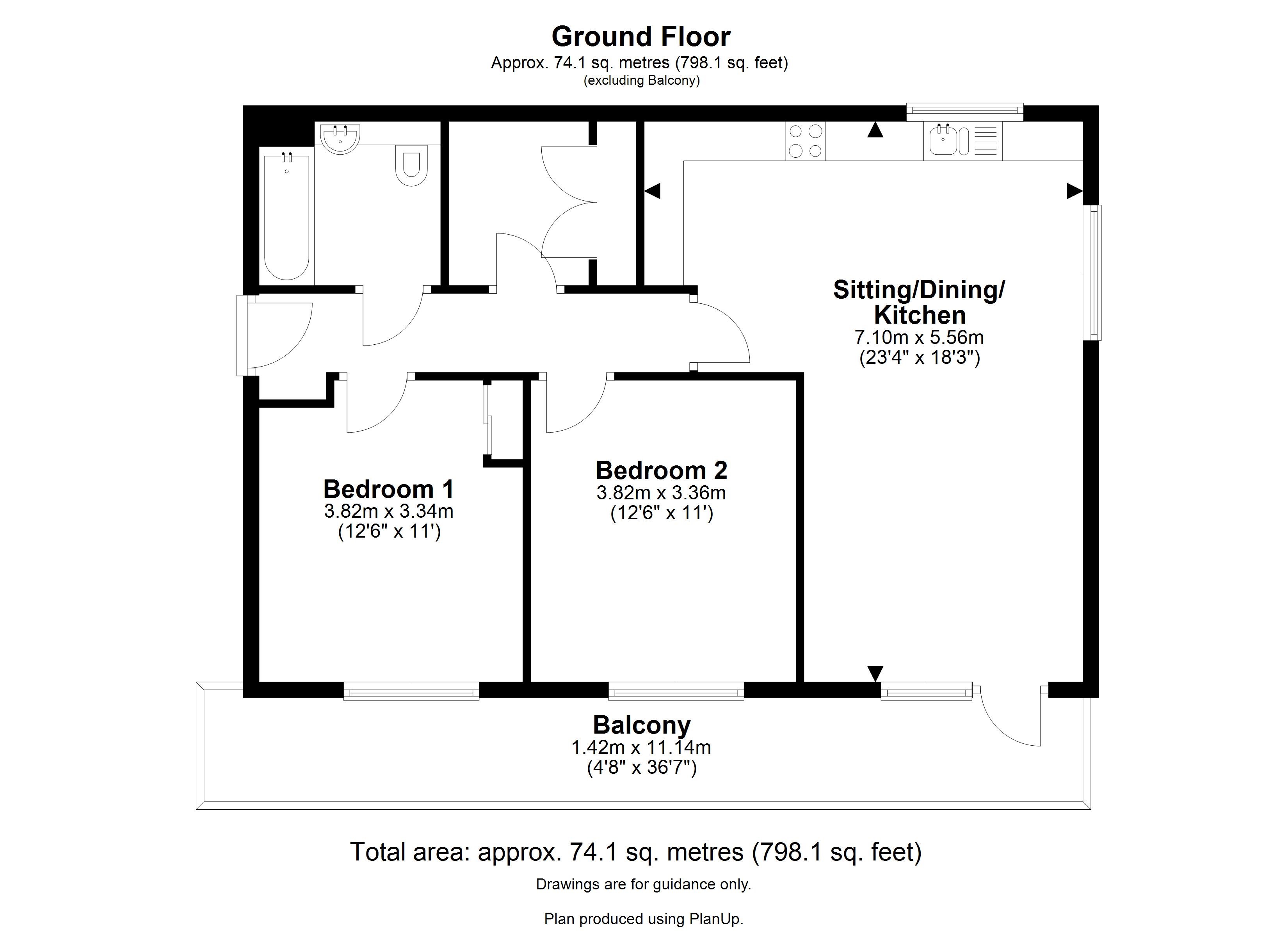 28, Hobson Road, Cambridge floorplan