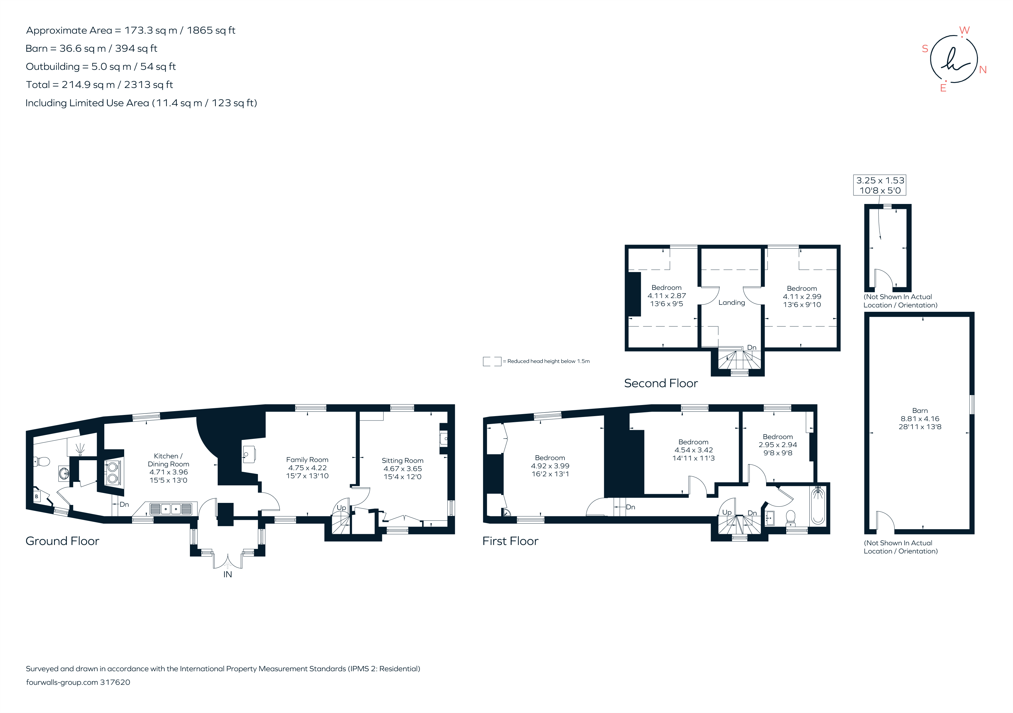 5, Fox Lane, Westcott Barton floorplan