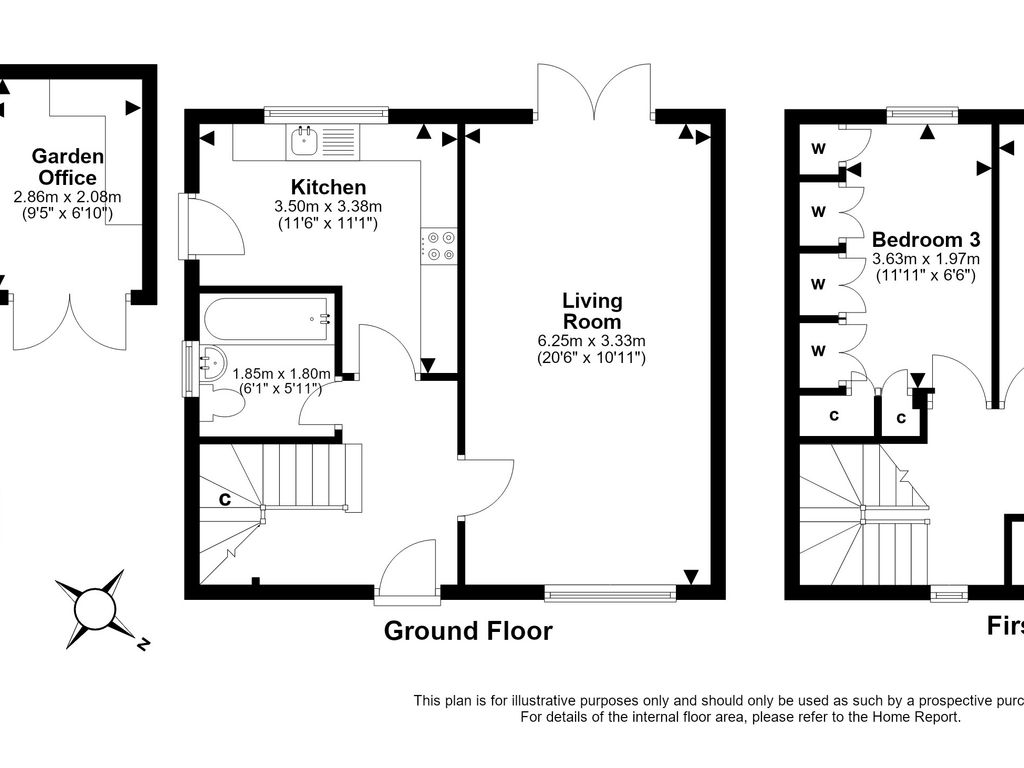 121, Gardiner Road, Prestonpans floorplan