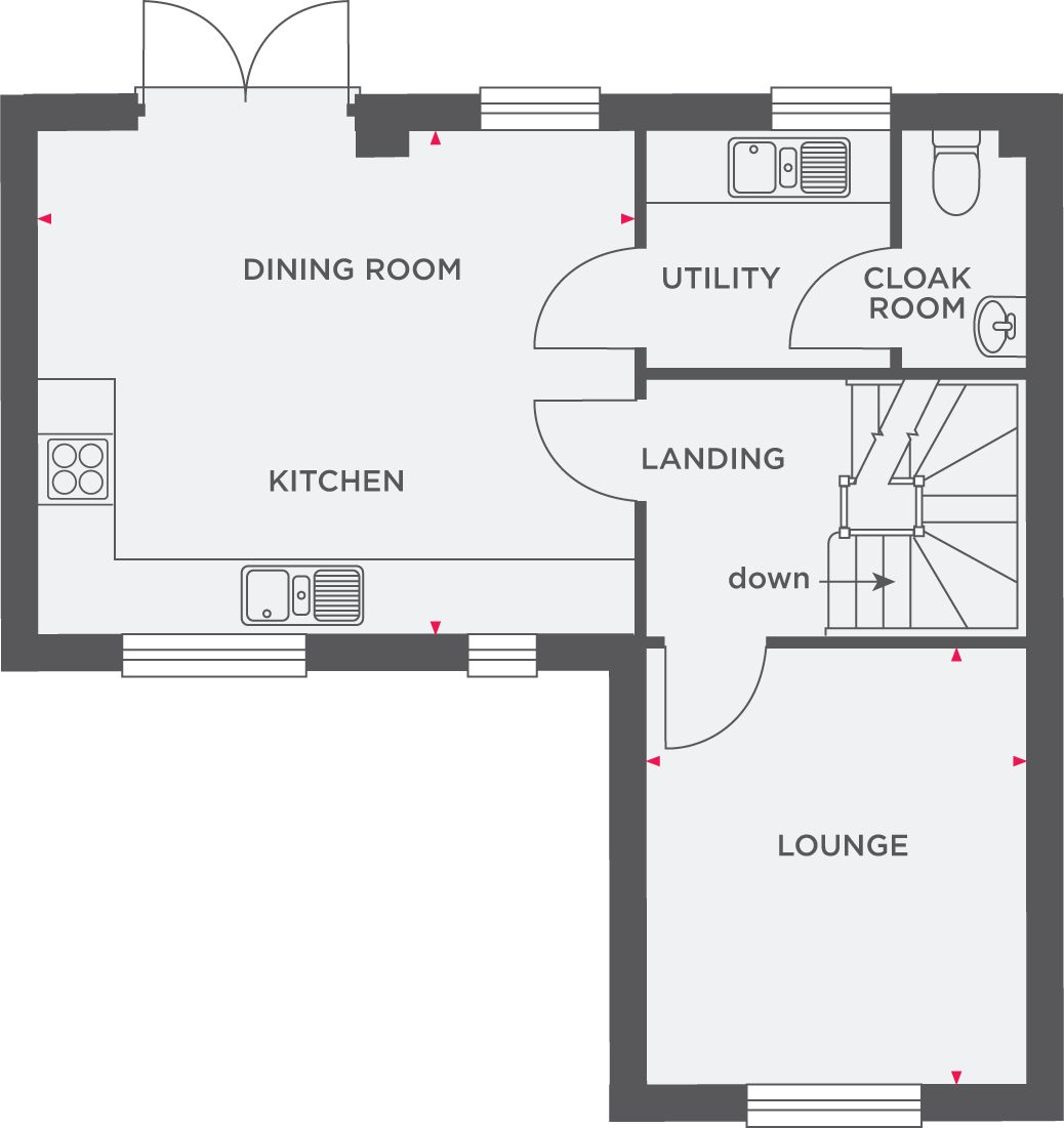 290, Off A390 Truro Road, St Austell floorplan
