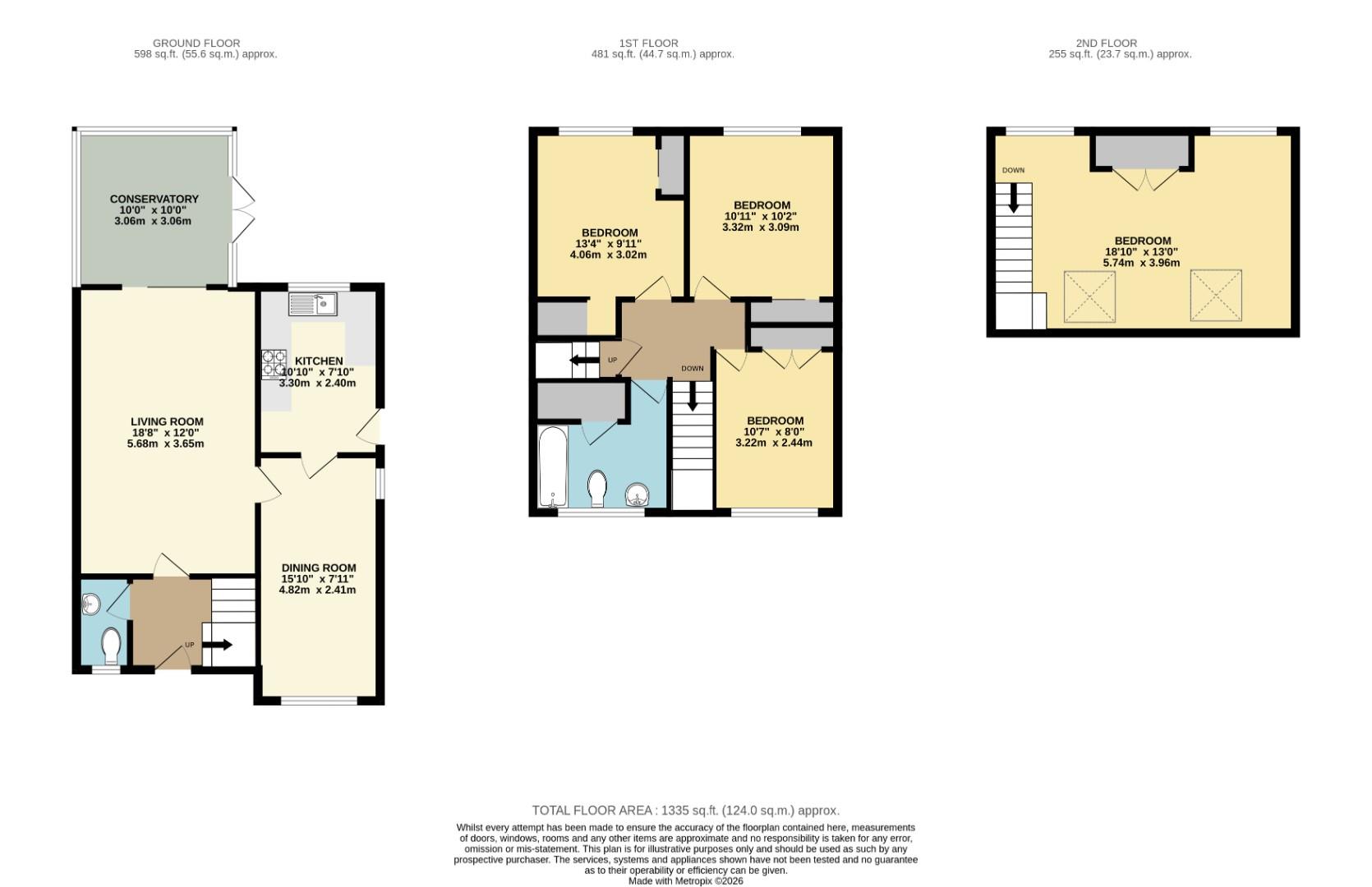 97, Brooklands Drive, Leighton Buzzard floorplan