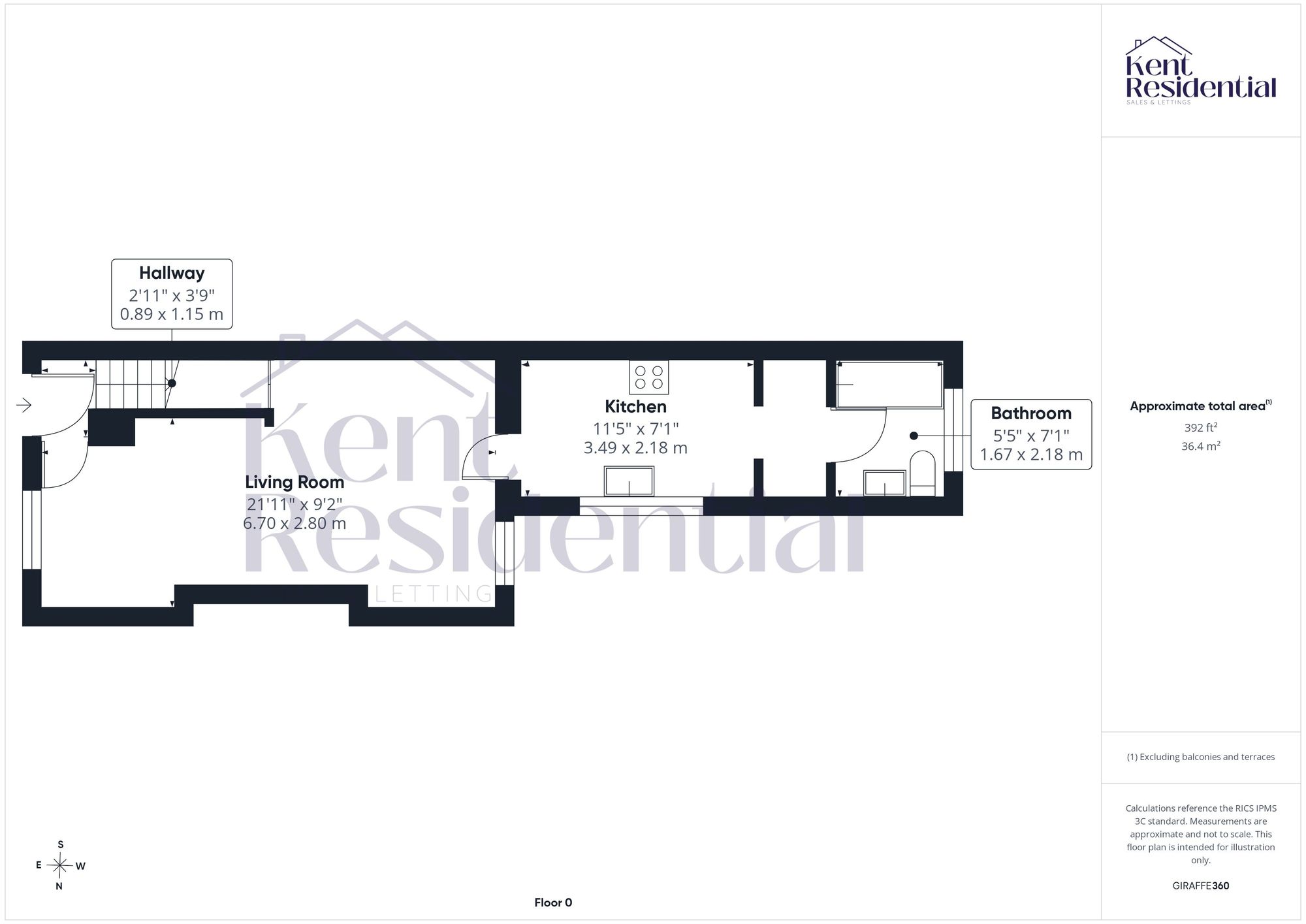 61 New Hythe Lane, Aylesford floorplan