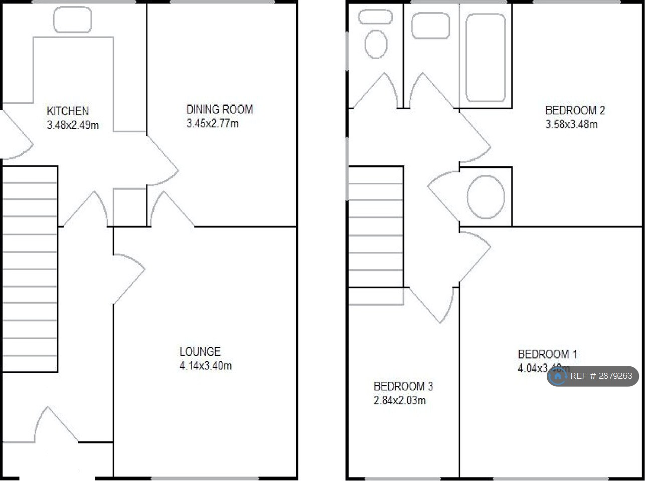 Otters Brook Badgers, Buckingham floorplan