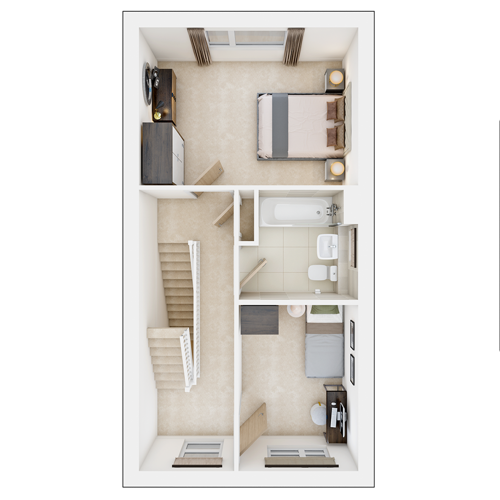 The Harrton - Plot 90, The Vista At Barton Grange, Higham Road, Barton-Le-Clay floorplan