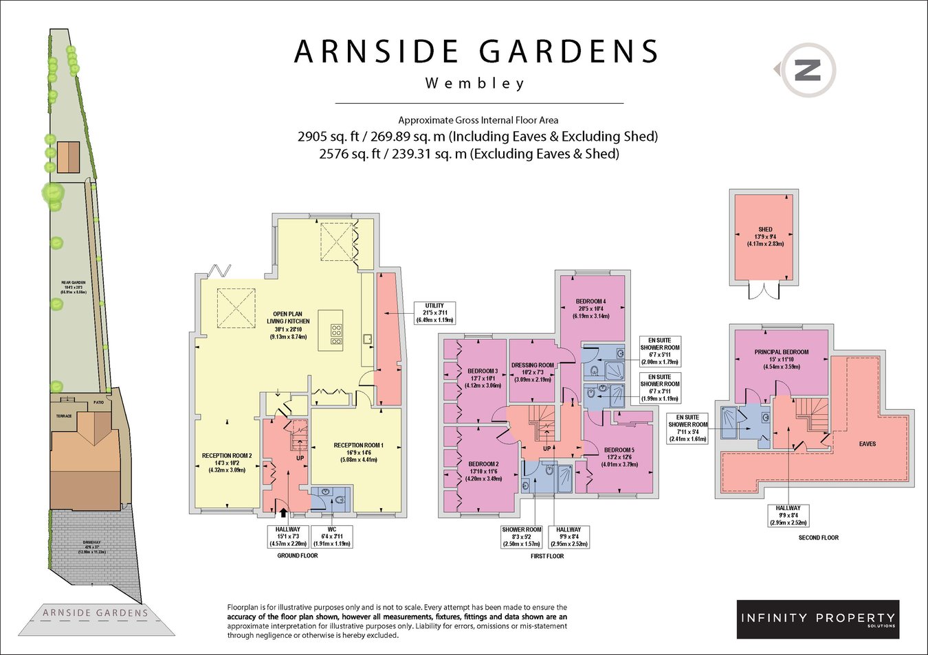 23, Arnside Gardens, Wembley floorplan