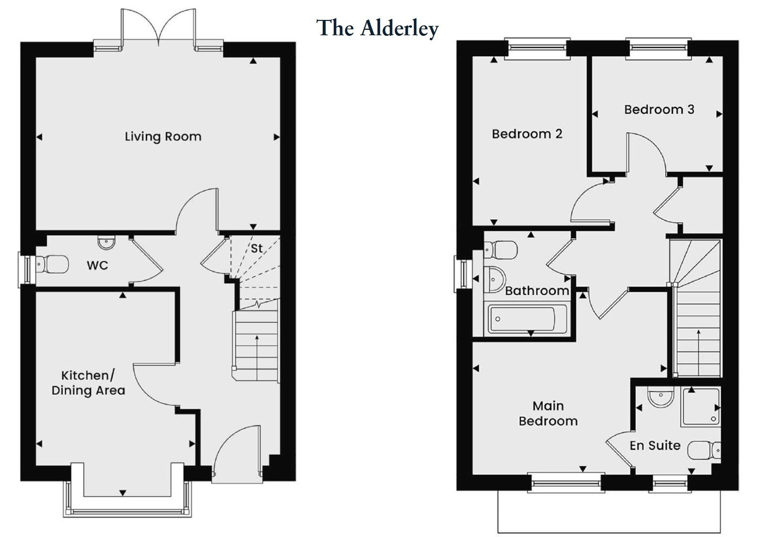 Jersey Close, Market Drayton Shropshire floorplan