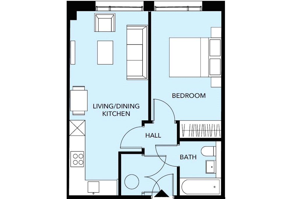 1 Bedrooms Flat for sale in Blu Bracknell, Wokingham Road, Bracknell, Berkshire RG42