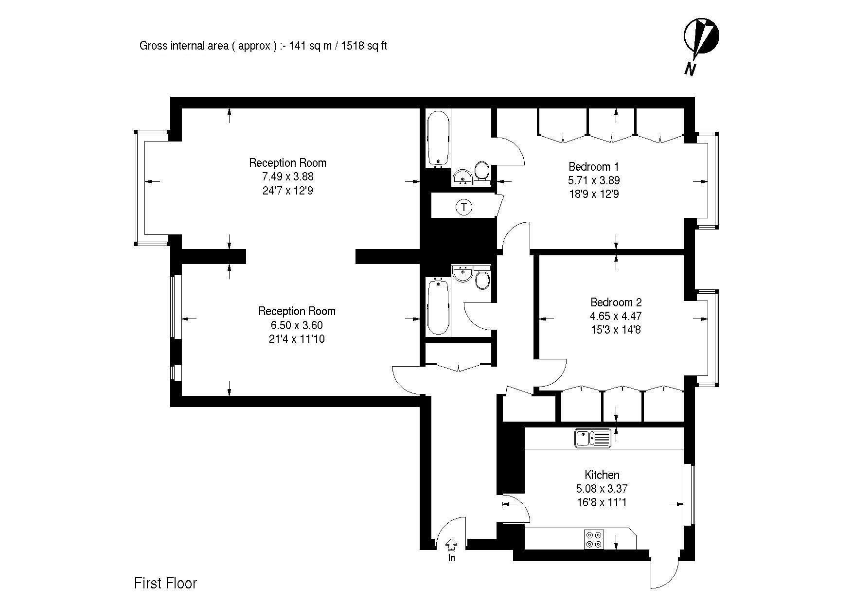 2 Bedrooms Flat to rent in Fordie House, 82 Sloane Street, London SW1X