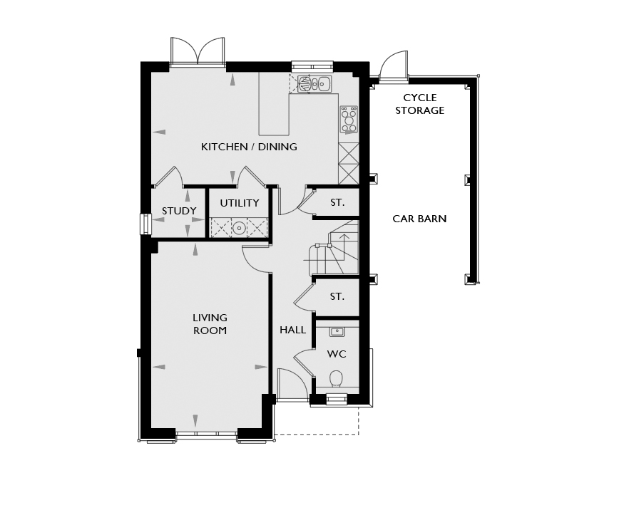 6 Sycamore, Goddard's Green Road, Cranbrook floorplan