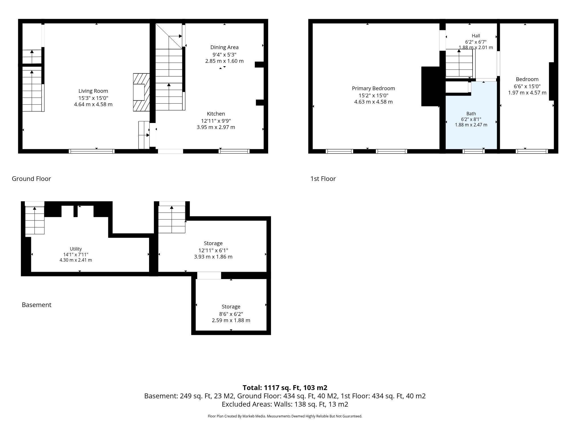 Bluebell Cottage, 23 Station Road, Huddersfield floorplan