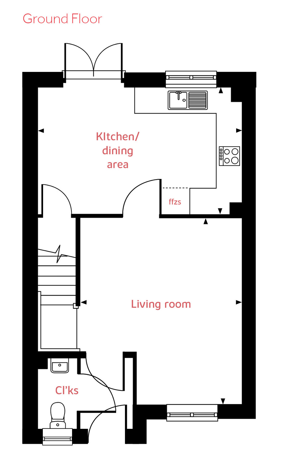 200, Meadow Lane, Shirebrook floorplan