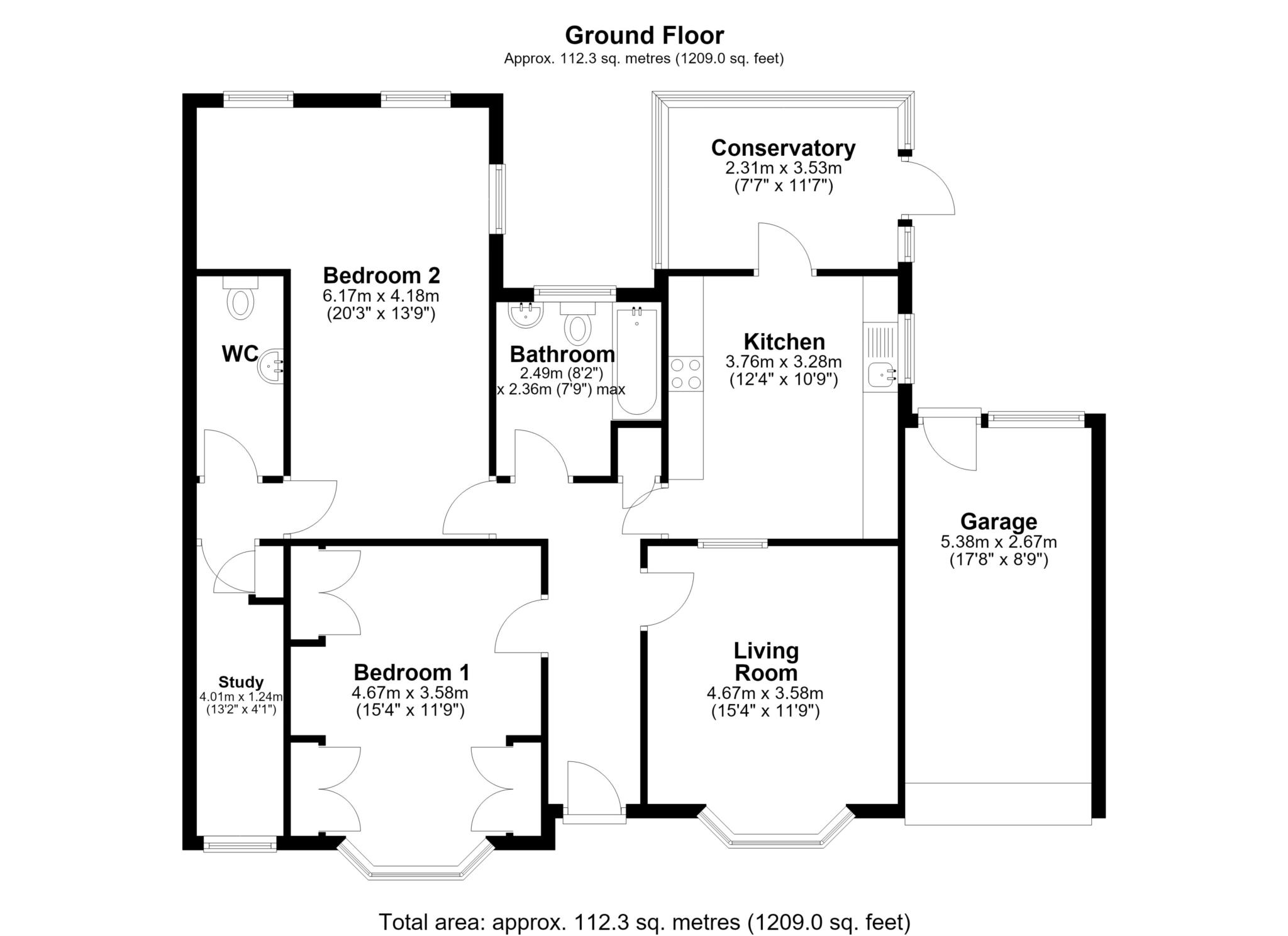 17, Wincroft Road, Reading floorplan