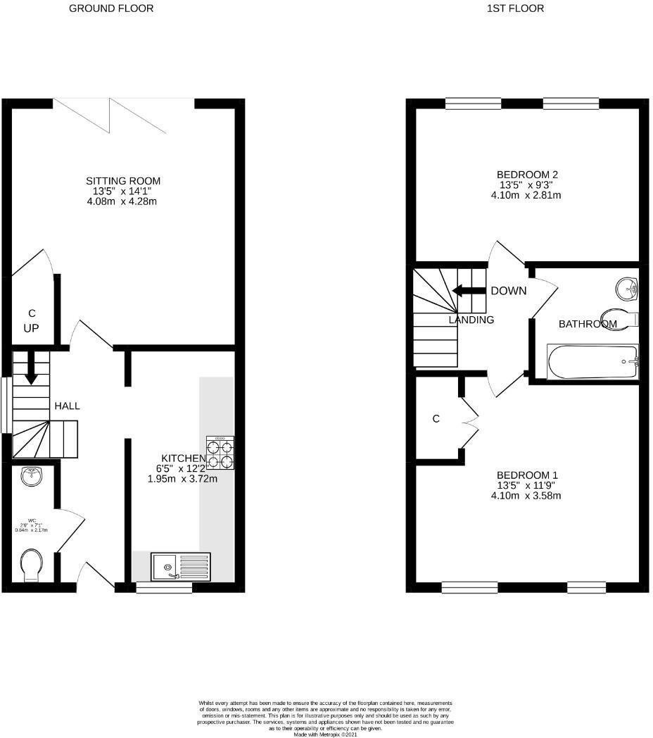 1B Brookvale Cottages, Leicester floorplan