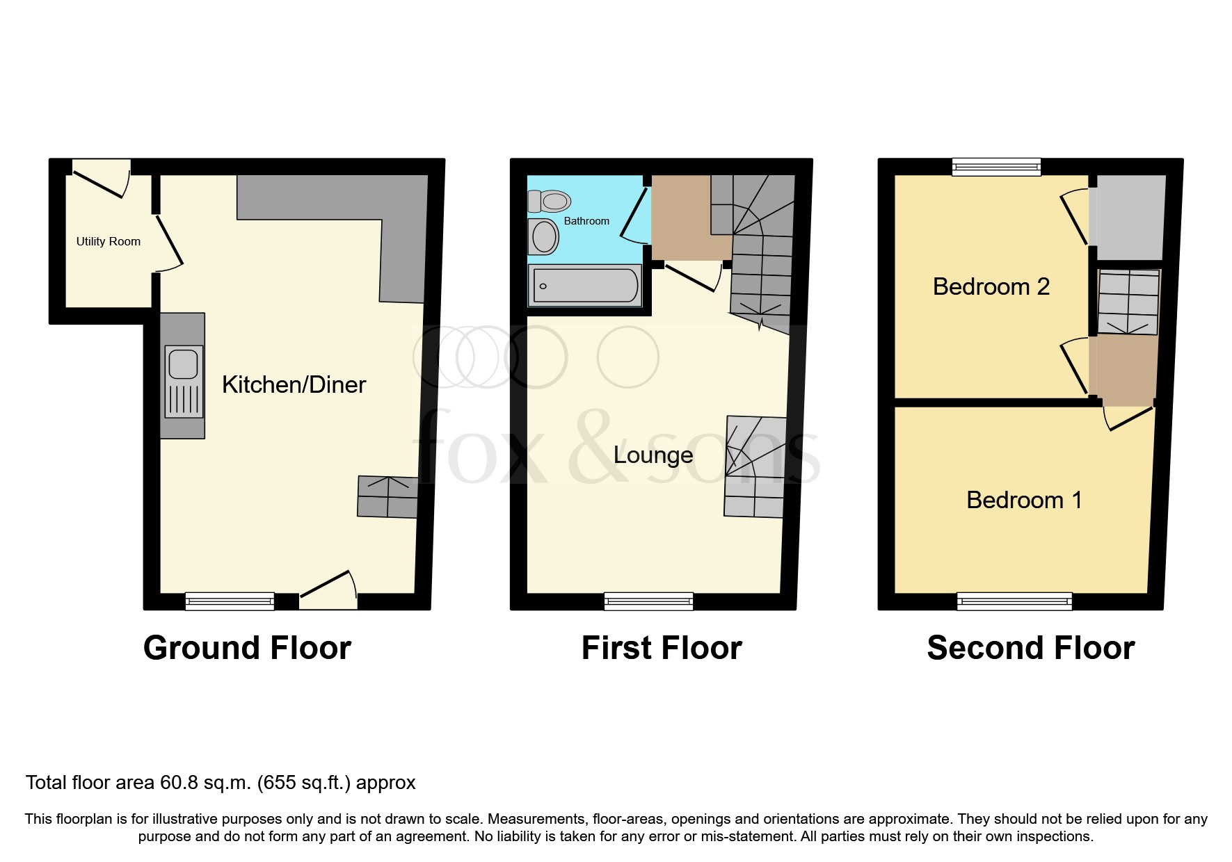 North Street, Crewkerne TA18, 2 bedroom terraced house for sale