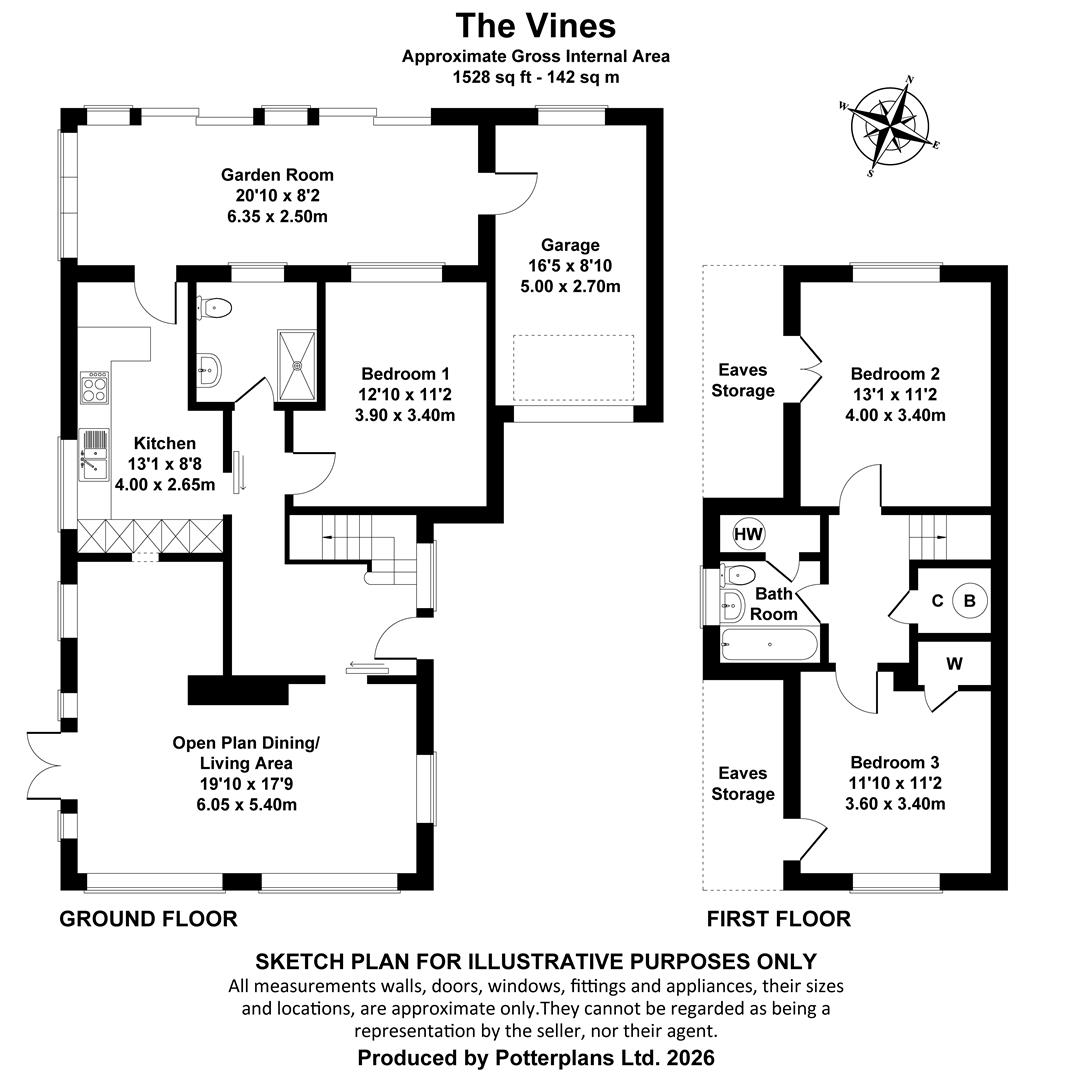 The Vines, Lane End Close, Bembridge floorplan