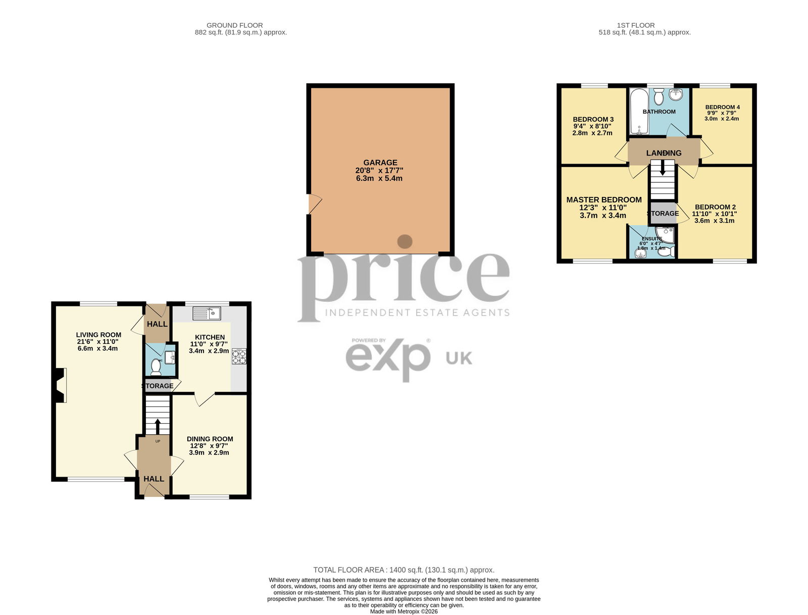 22, Eden Close, York floorplan