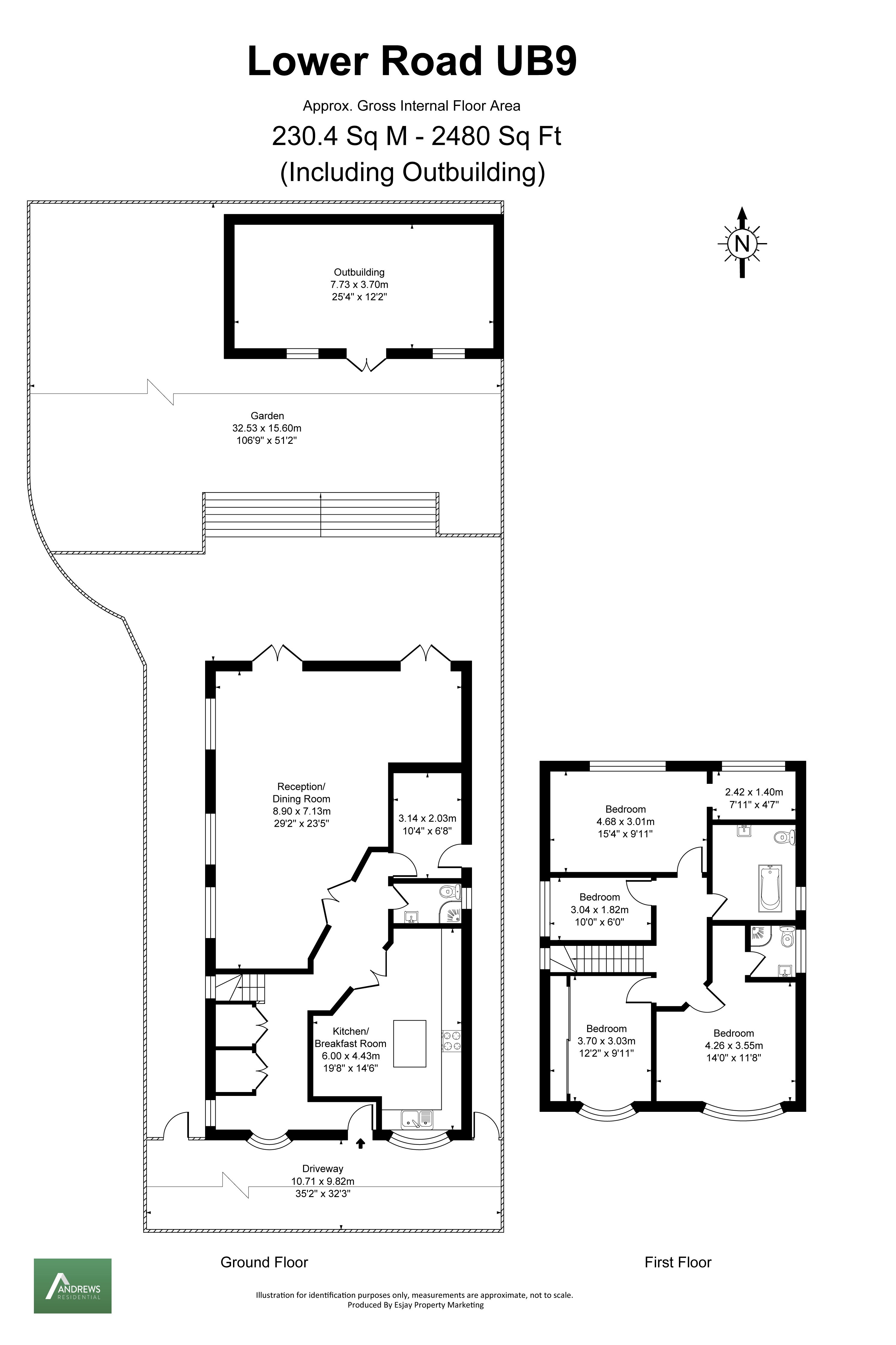 84a, Lower Road, Uxbridge floorplan