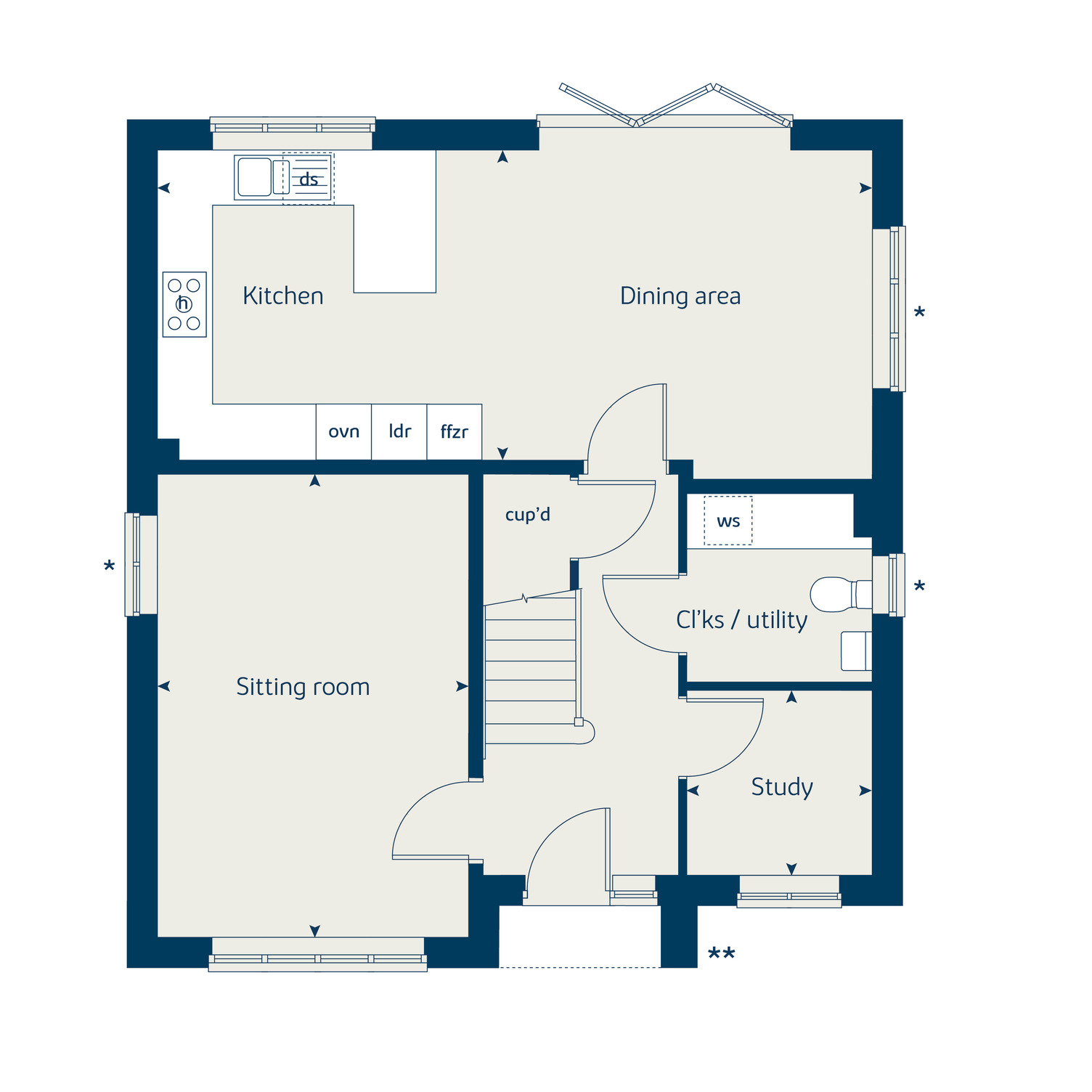 162, Ersham Road, Hailsham floorplan