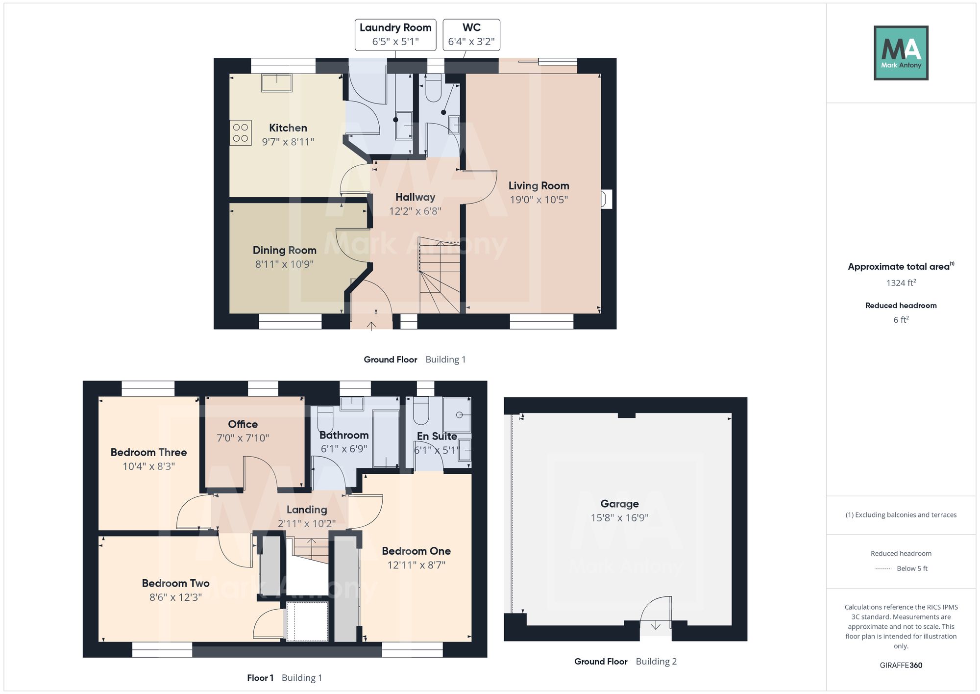 1 Godshill Close, Warrington floorplan
