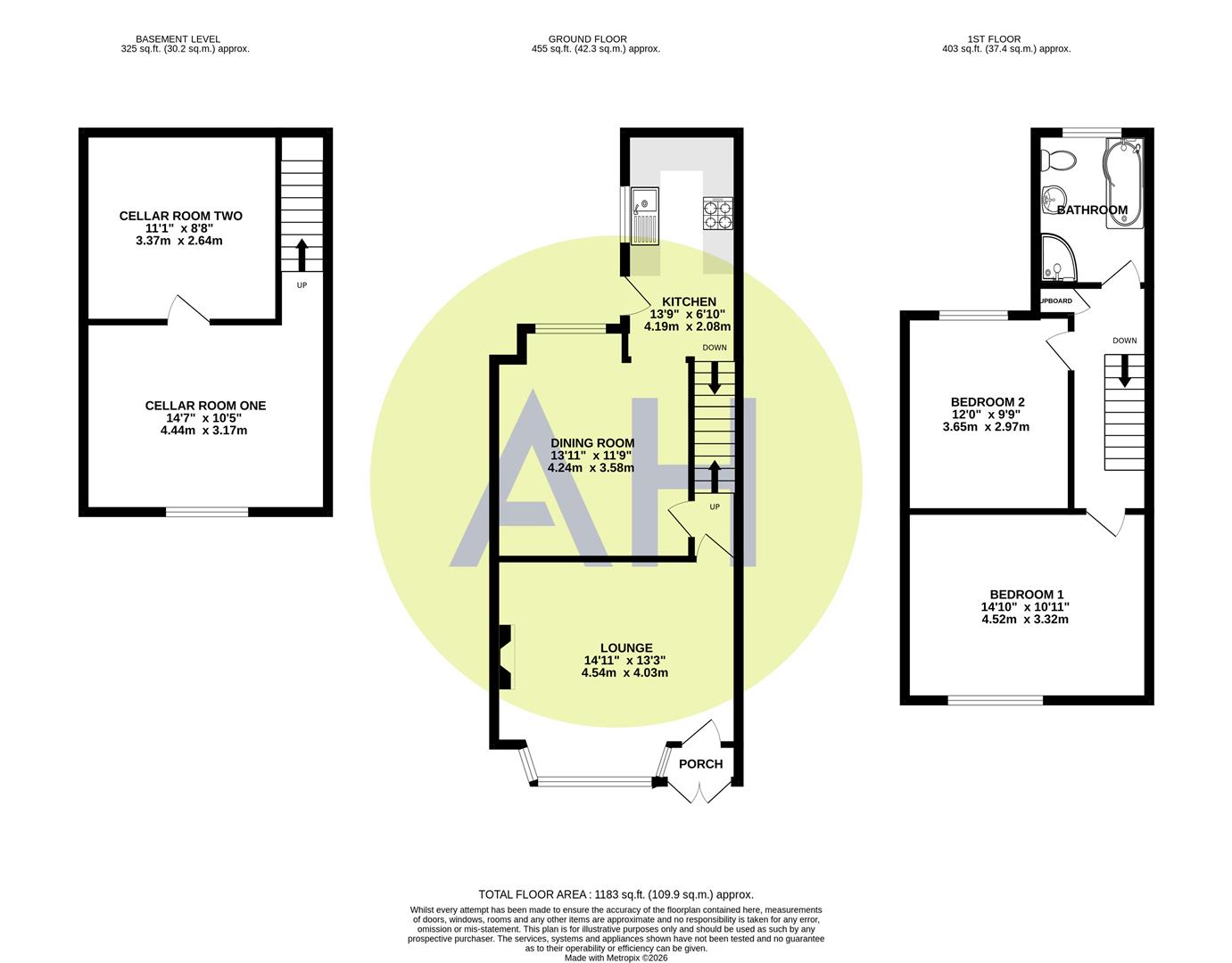 Glebelands Road, Sale floorplan