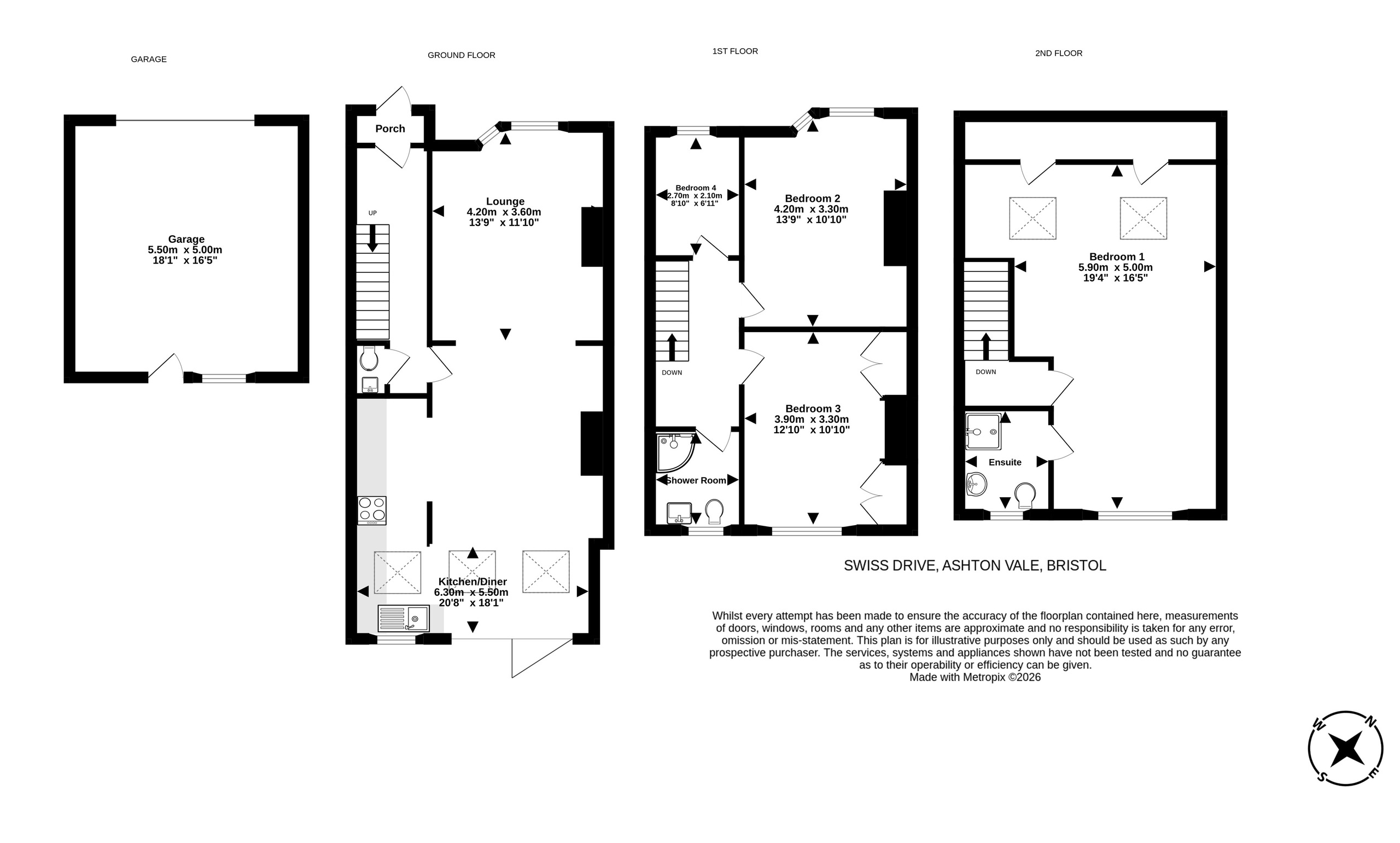 73 Swiss Drive, Bristol floorplan