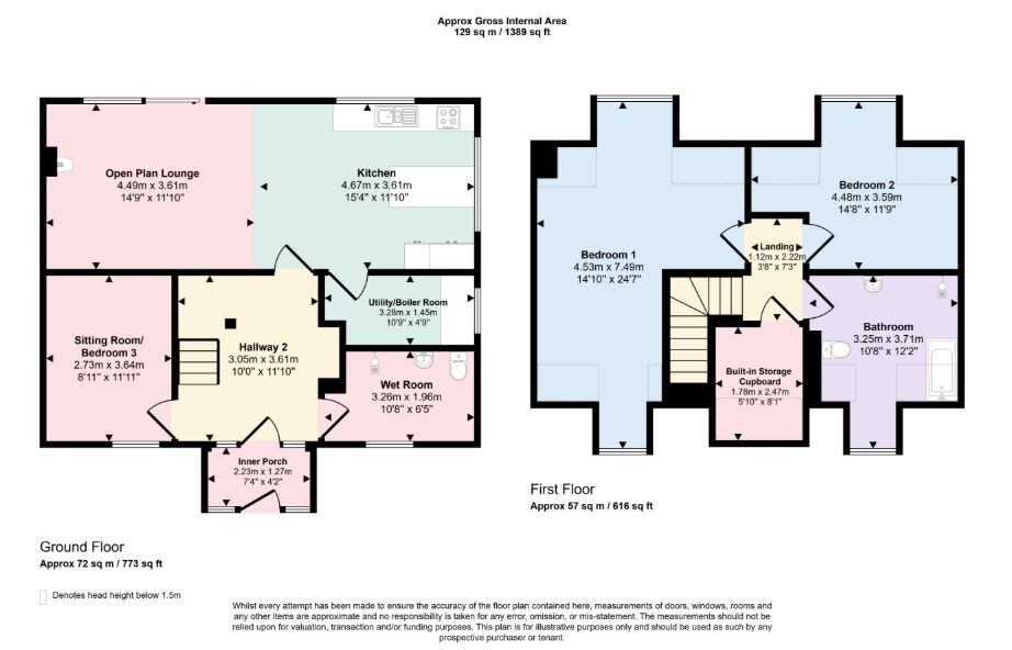 48, Cefn Stylle Road, Swansea floorplan