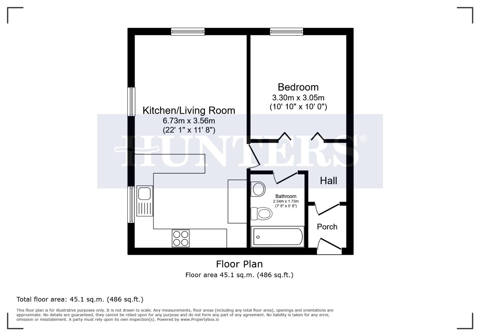 Flat 42, Beech Court, Pinkhams Twist, Bristol floorplan